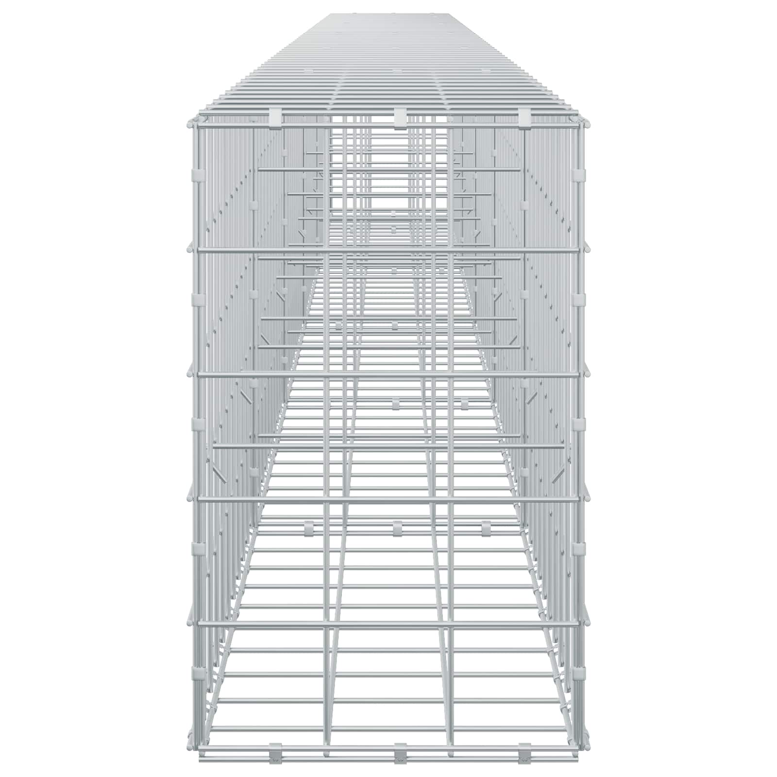 Gabion z žico 5 mm in mrežo 10x10 cm 550x30x50 cm