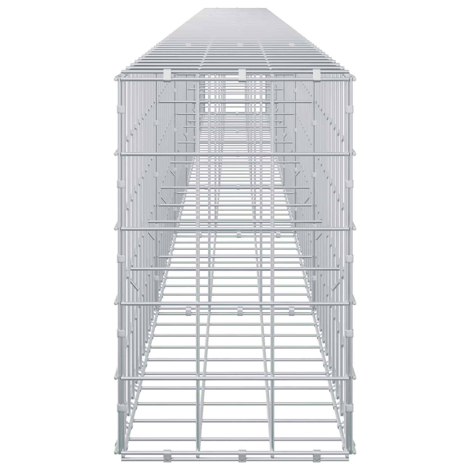 Gabion z žico 5 mm in mrežo 10x10 cm 600x30x50 cm
