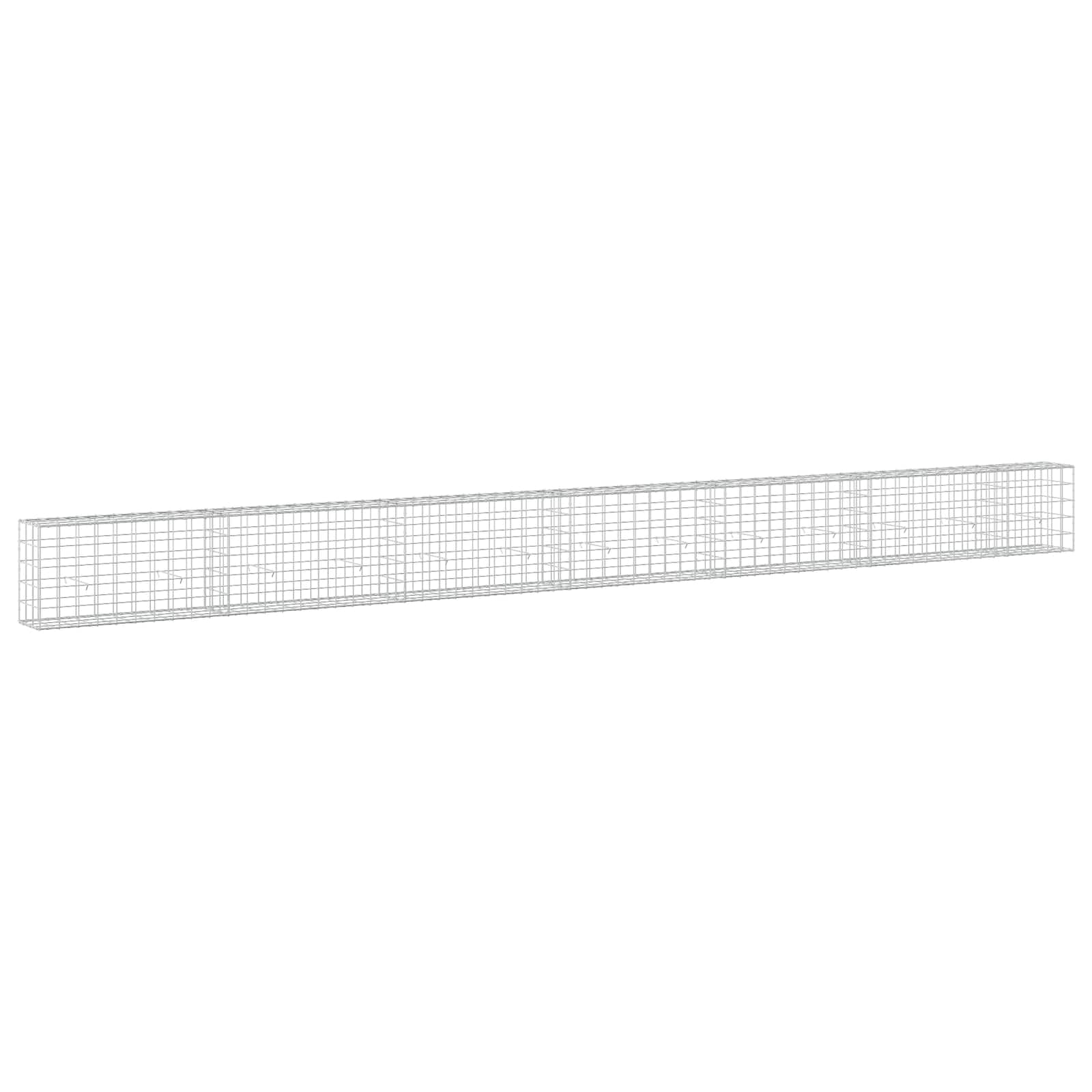 vidaXL Gabion s drátem 5 mm a síťkou 10x10 cm 650x30x50 cm