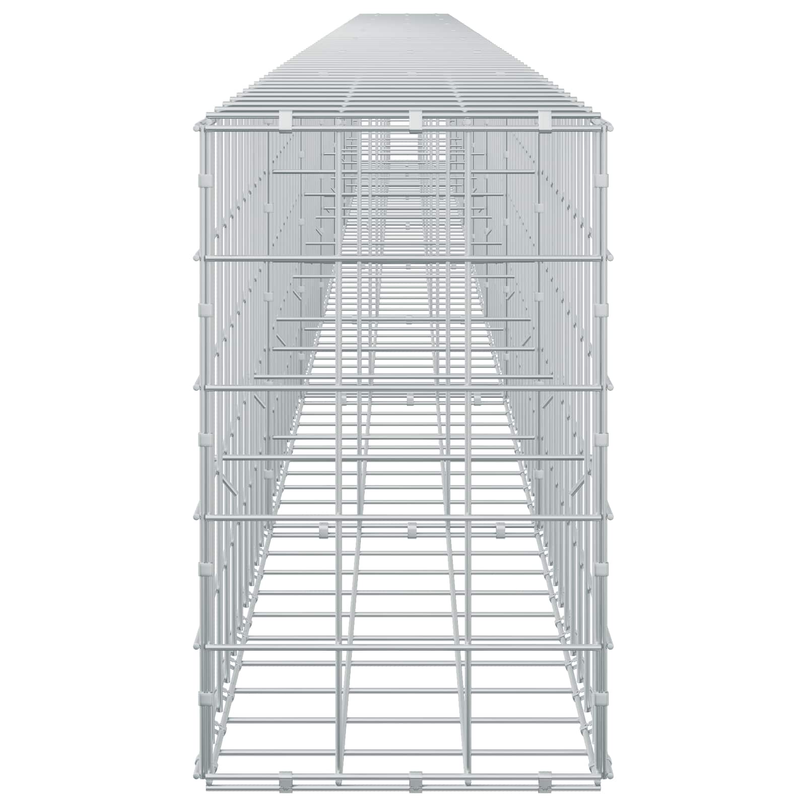 Gabion z žico 5 mm in mrežo 10x10 cm 750x30x50 cm