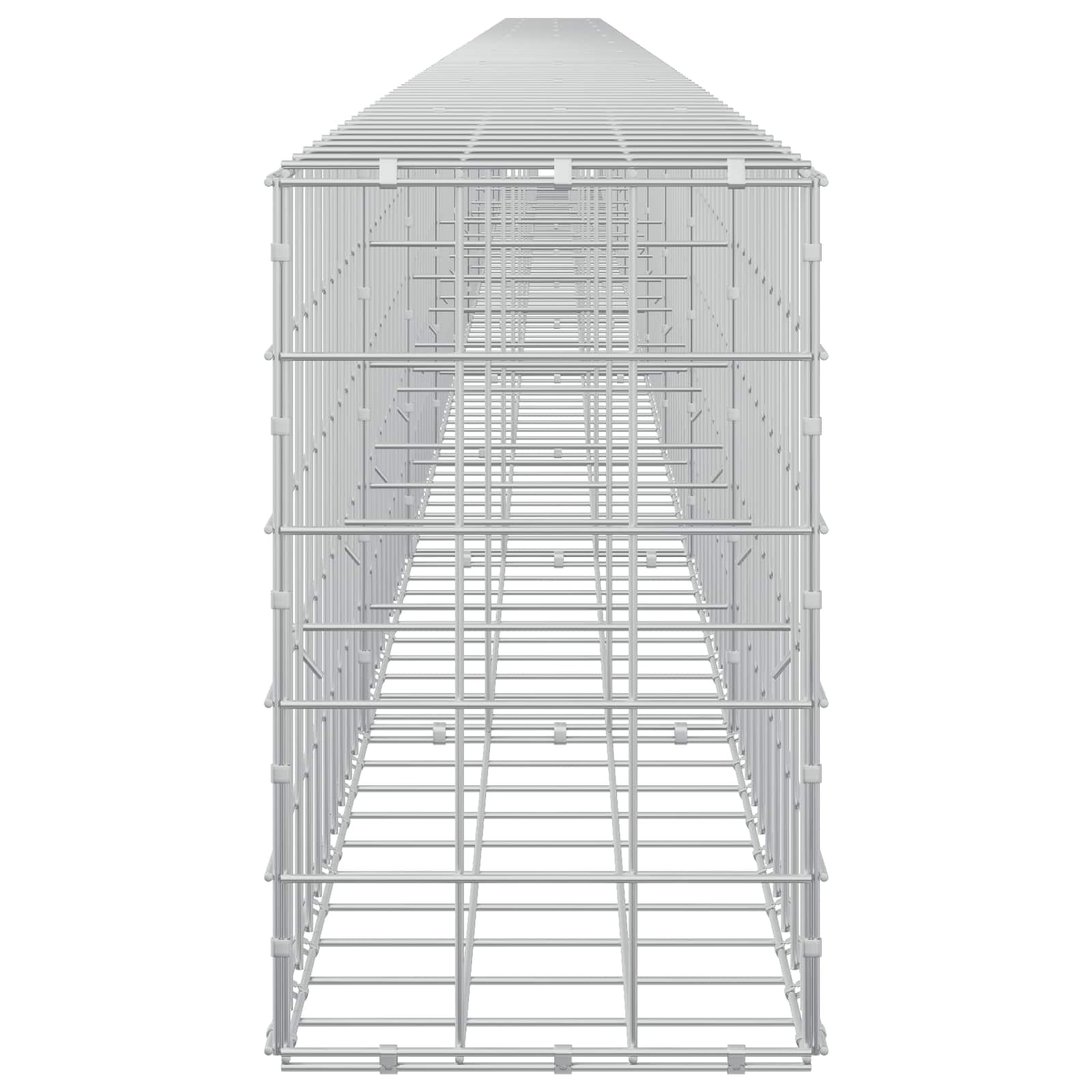 Gabion z žico 5 mm in mrežo 10x10 cm 1050x30x50 cm