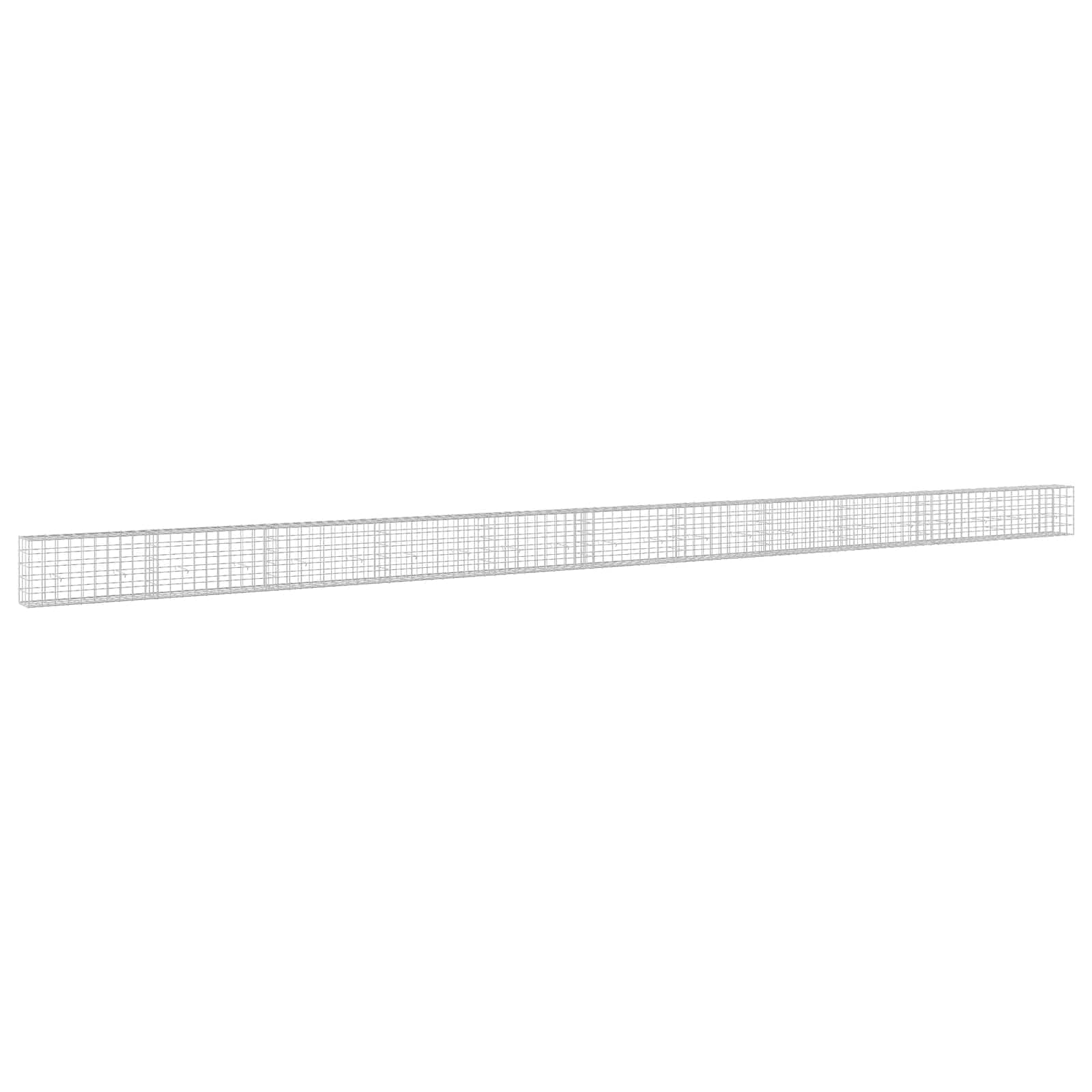 Gabion z žico 5 mm in mrežo 10x10 cm 1100x30x50 cm