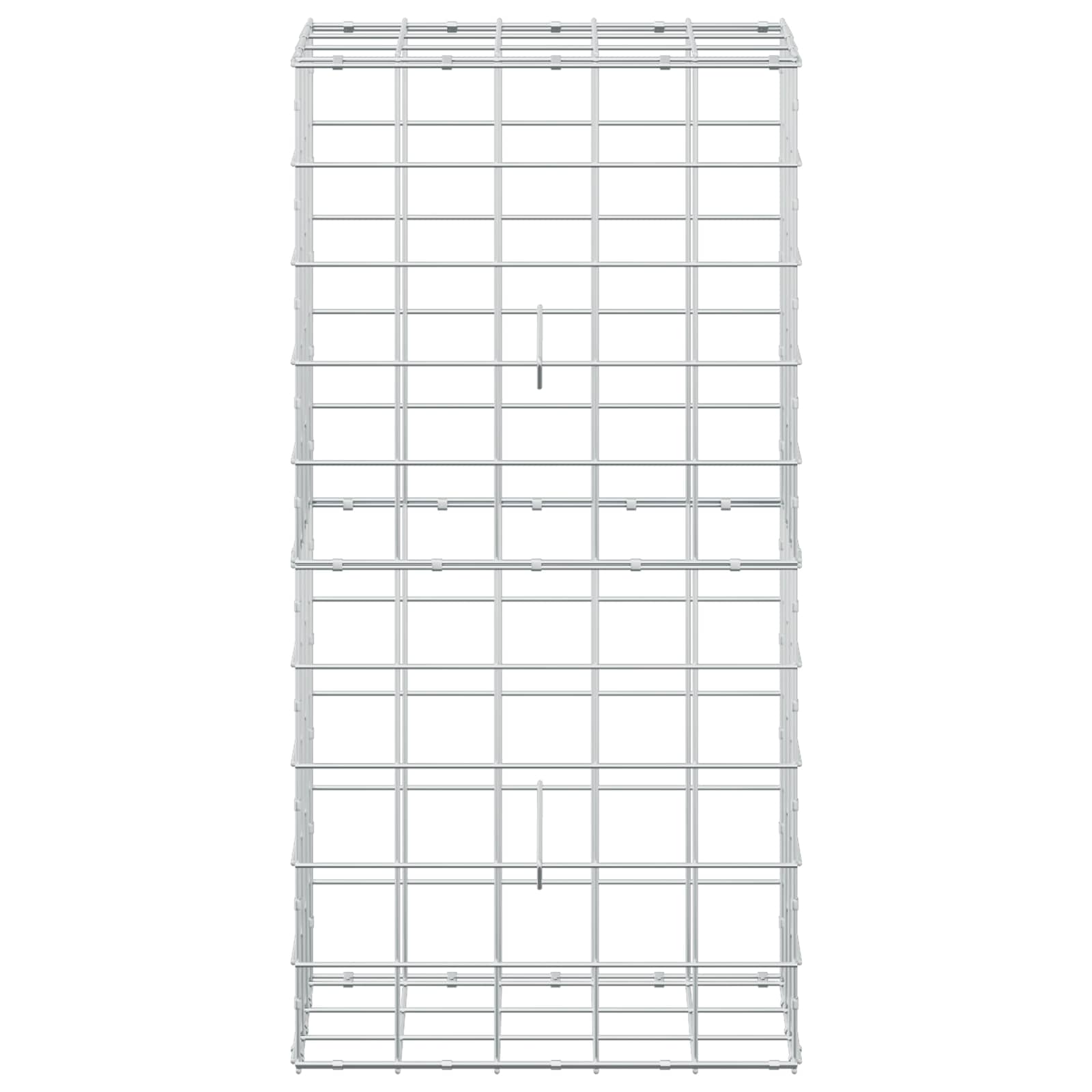 Gabion z žico 5 mm in mrežo 10x10 cm 50x30x100 cm