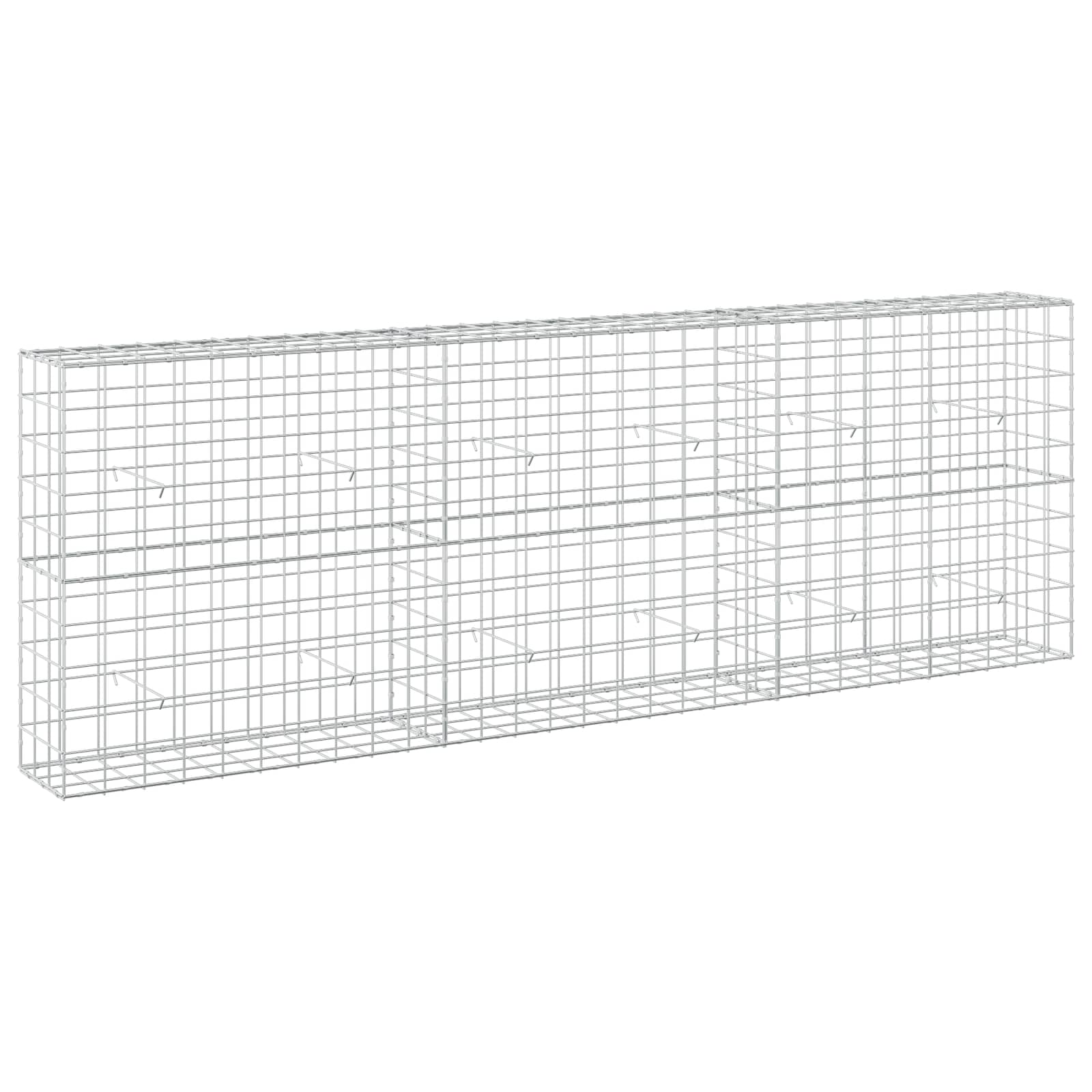 Gabion z žico 5 mm in mrežo 10x10 cm 300x30x100 cm