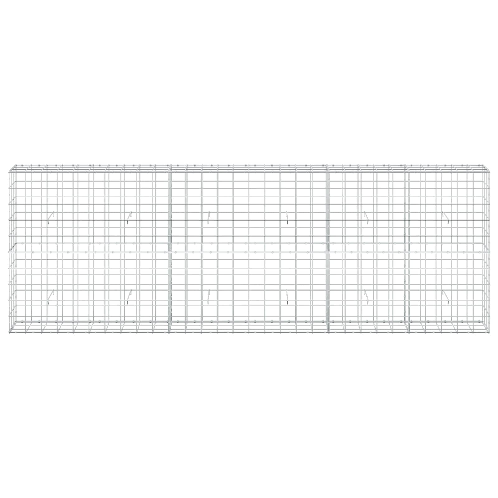 Gabion z žico 5 mm in mrežo 10x10 cm 300x30x100 cm