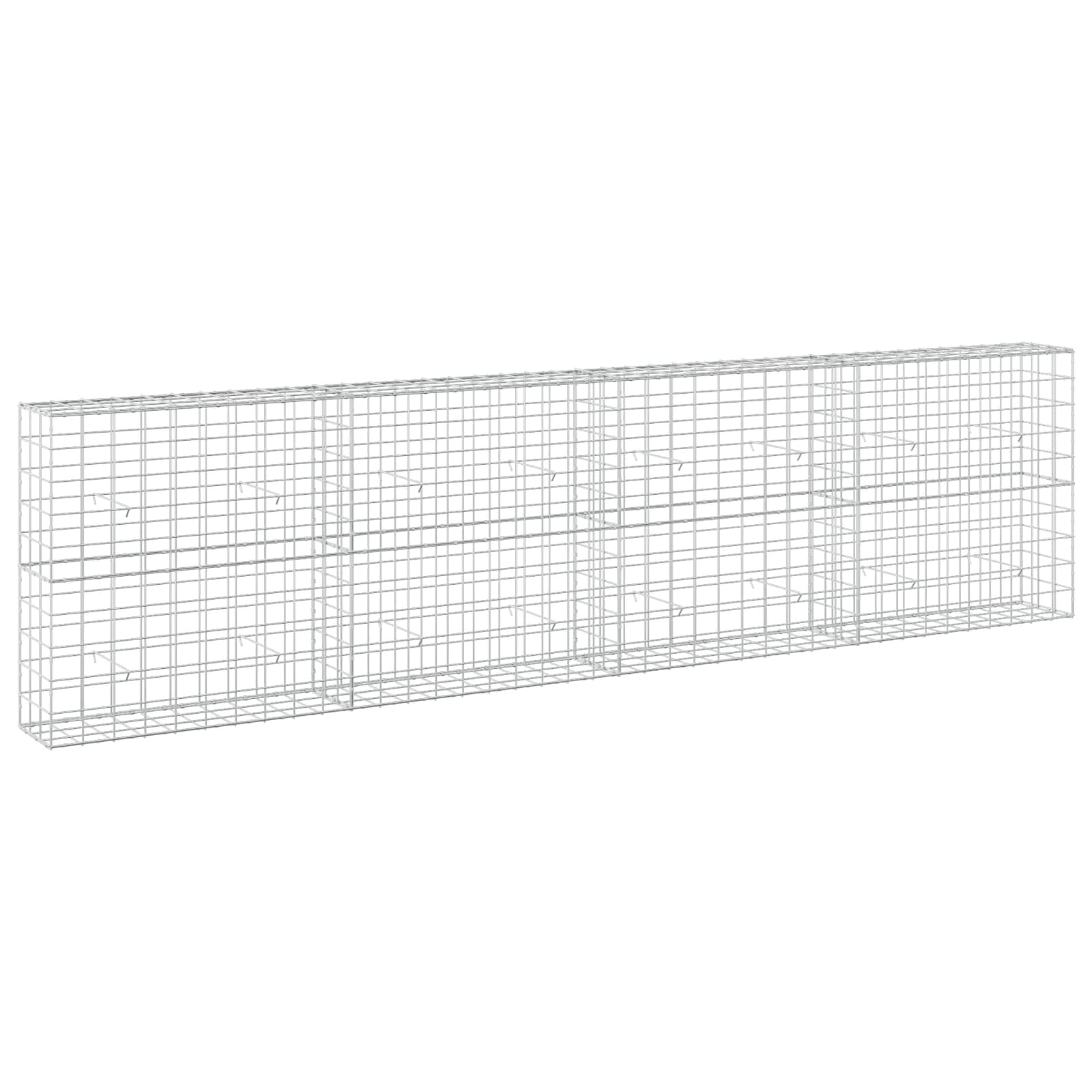 Gabion z žico 5 mm in mrežo 10x10 cm 400x30x100 cm