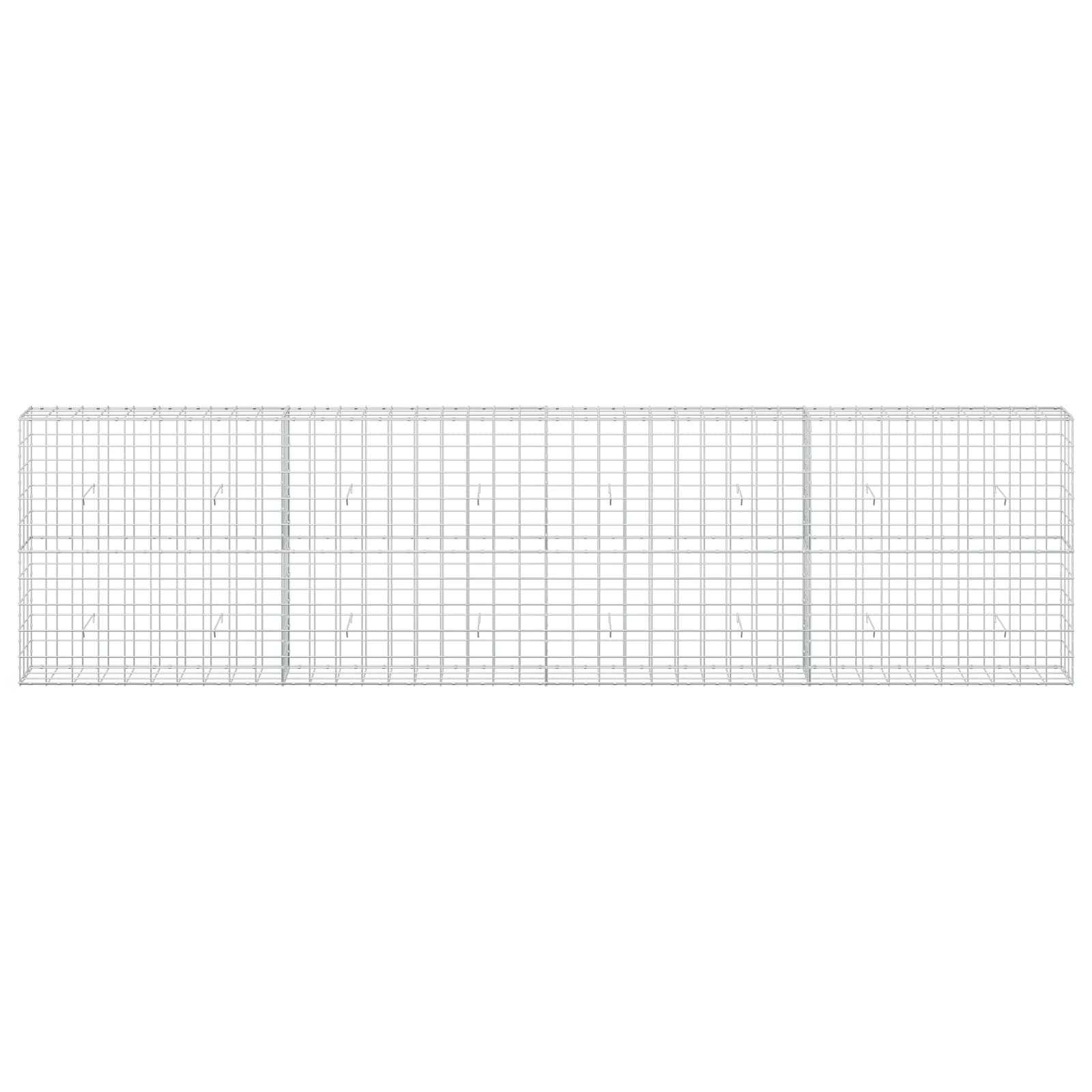 Gabion z žico 5 mm in mrežo 10x10 cm 400x30x100 cm