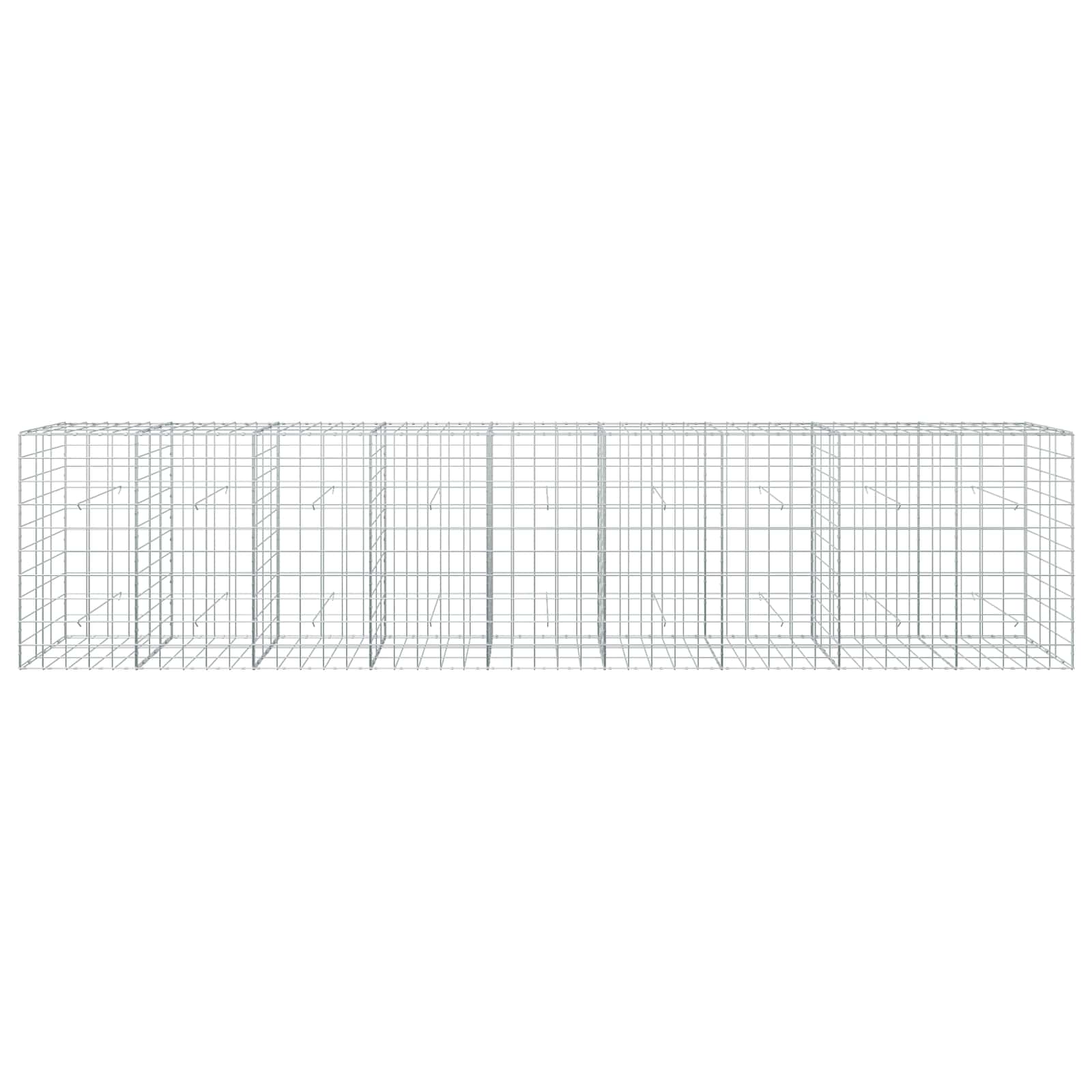 Gabion z žico 5 mm in mrežo 10x10 cm 450x30x100 cm