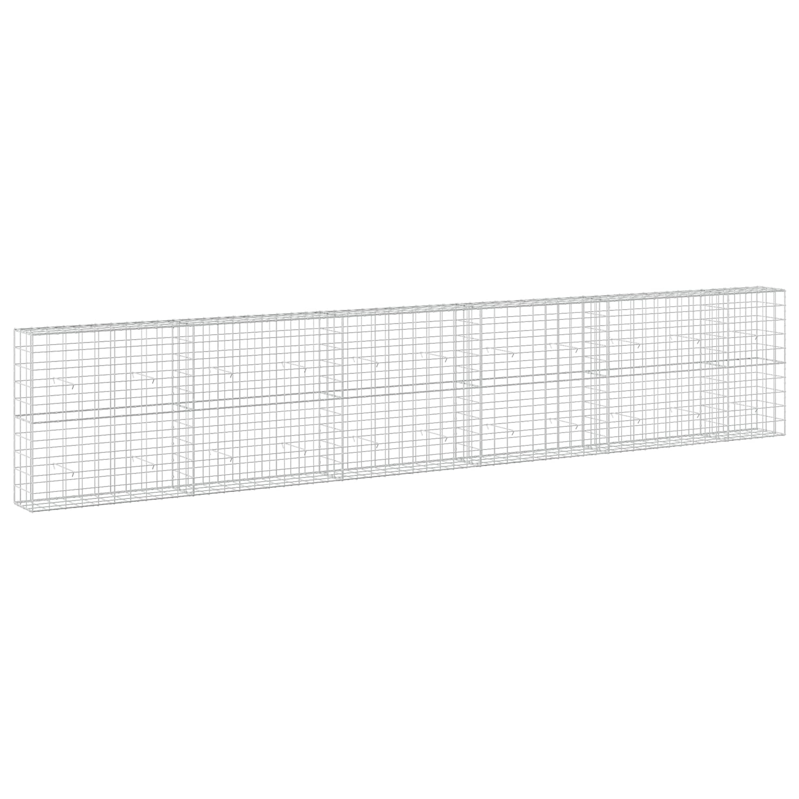 Gabion z žico 5 mm in mrežo 10x10 cm 550x30x100 cm