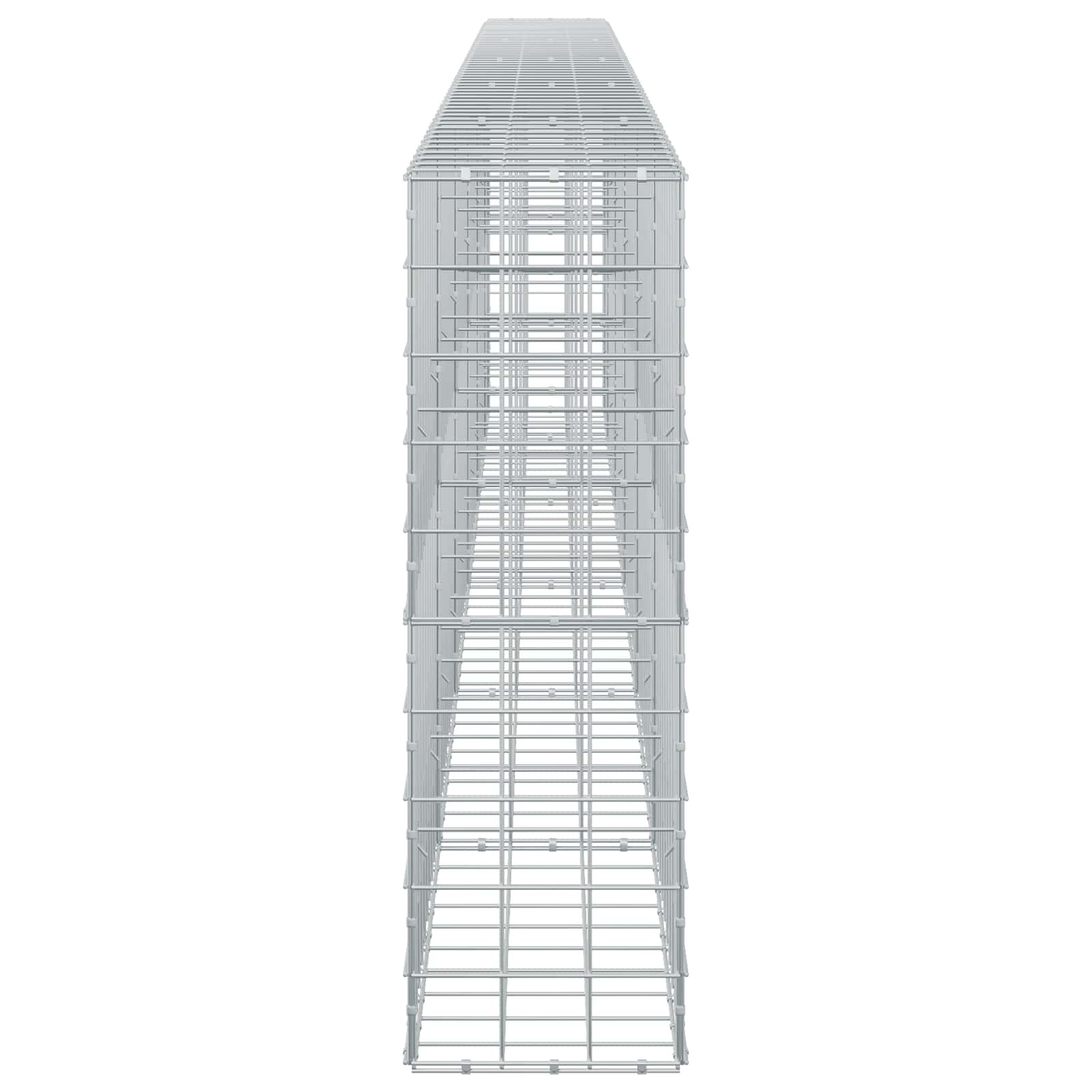 Gabion z žico 5 mm in mrežo 10x10 cm 550x30x100 cm