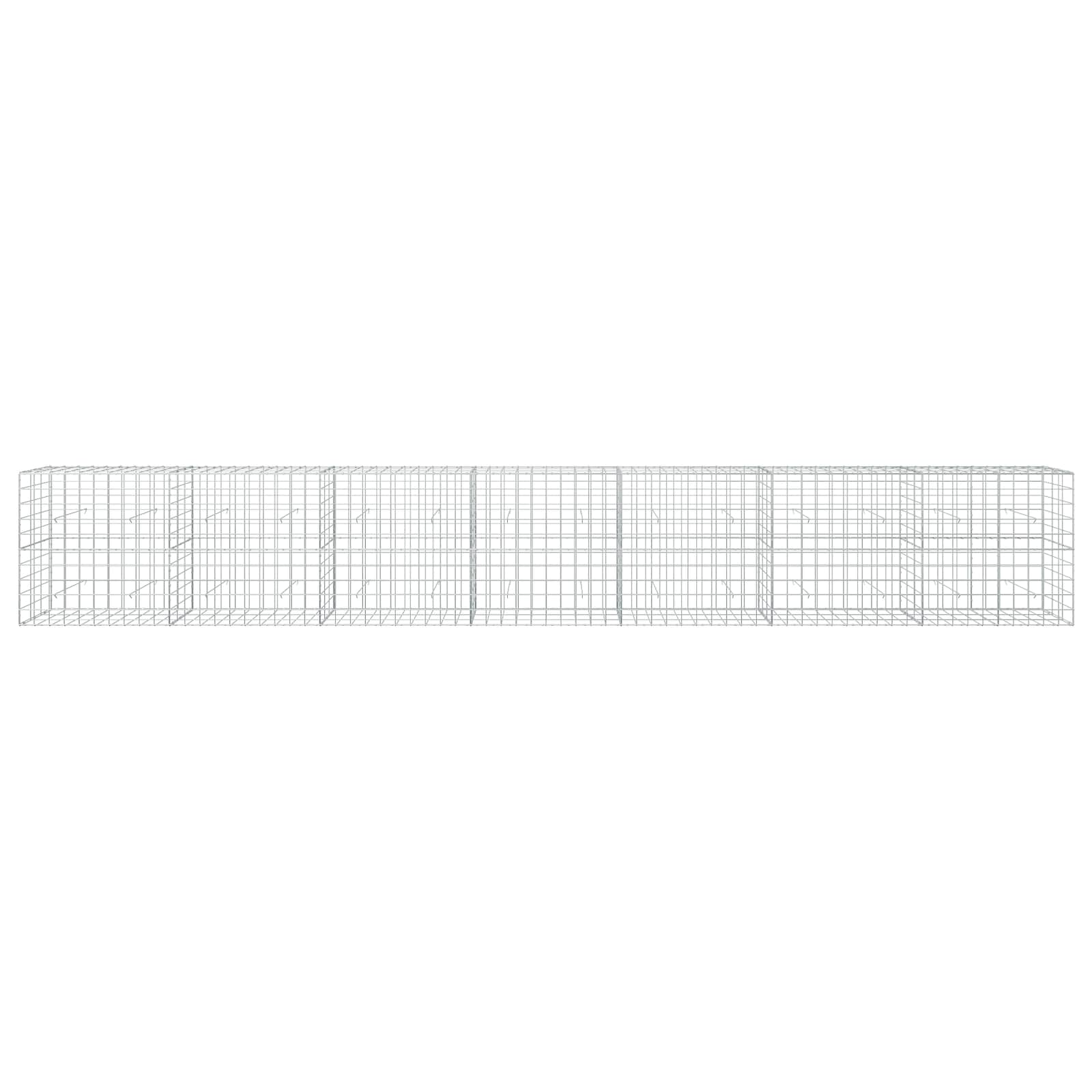 Gabion z žico 5 mm in mrežo 10x10 cm 700x30x100 cm