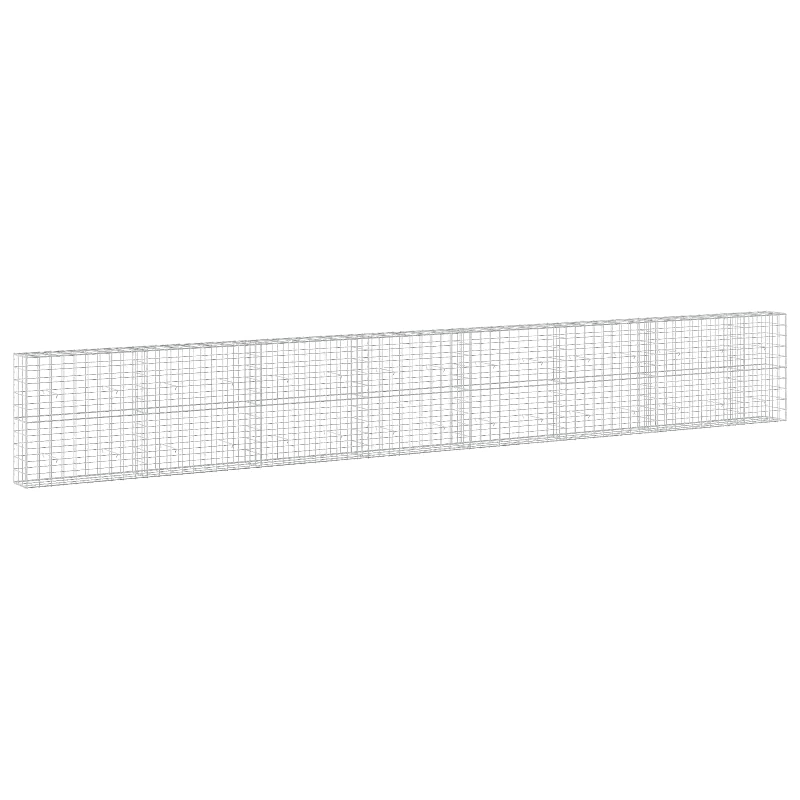 vidaXL Gabion s drátem 5 mm a síťkou 10x10 cm 750x30x100 cm