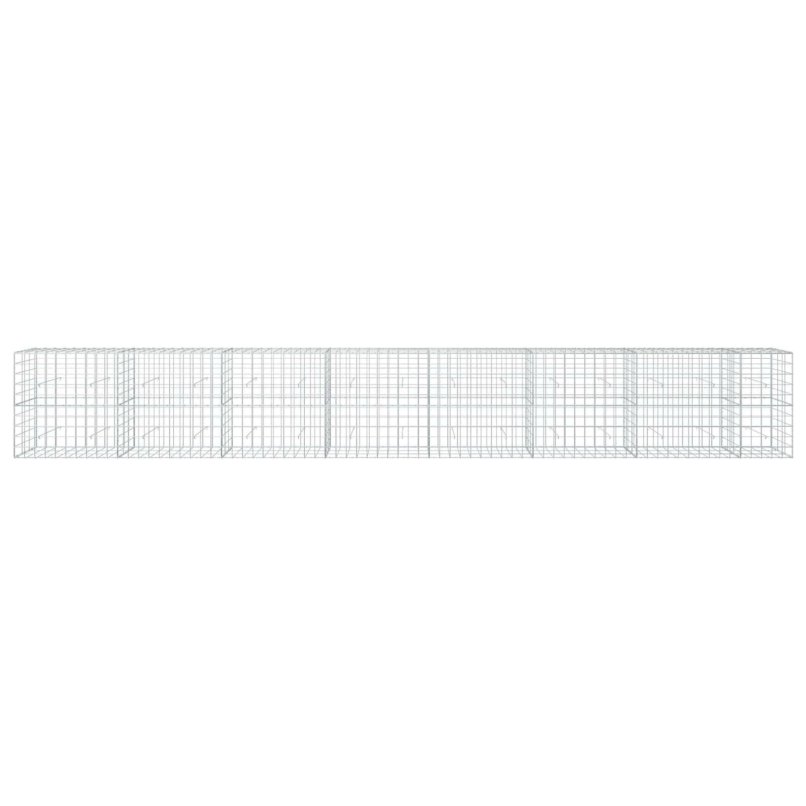 Gabion z žico 5 mm in mrežo 10x10 cm 750x30x100 cm