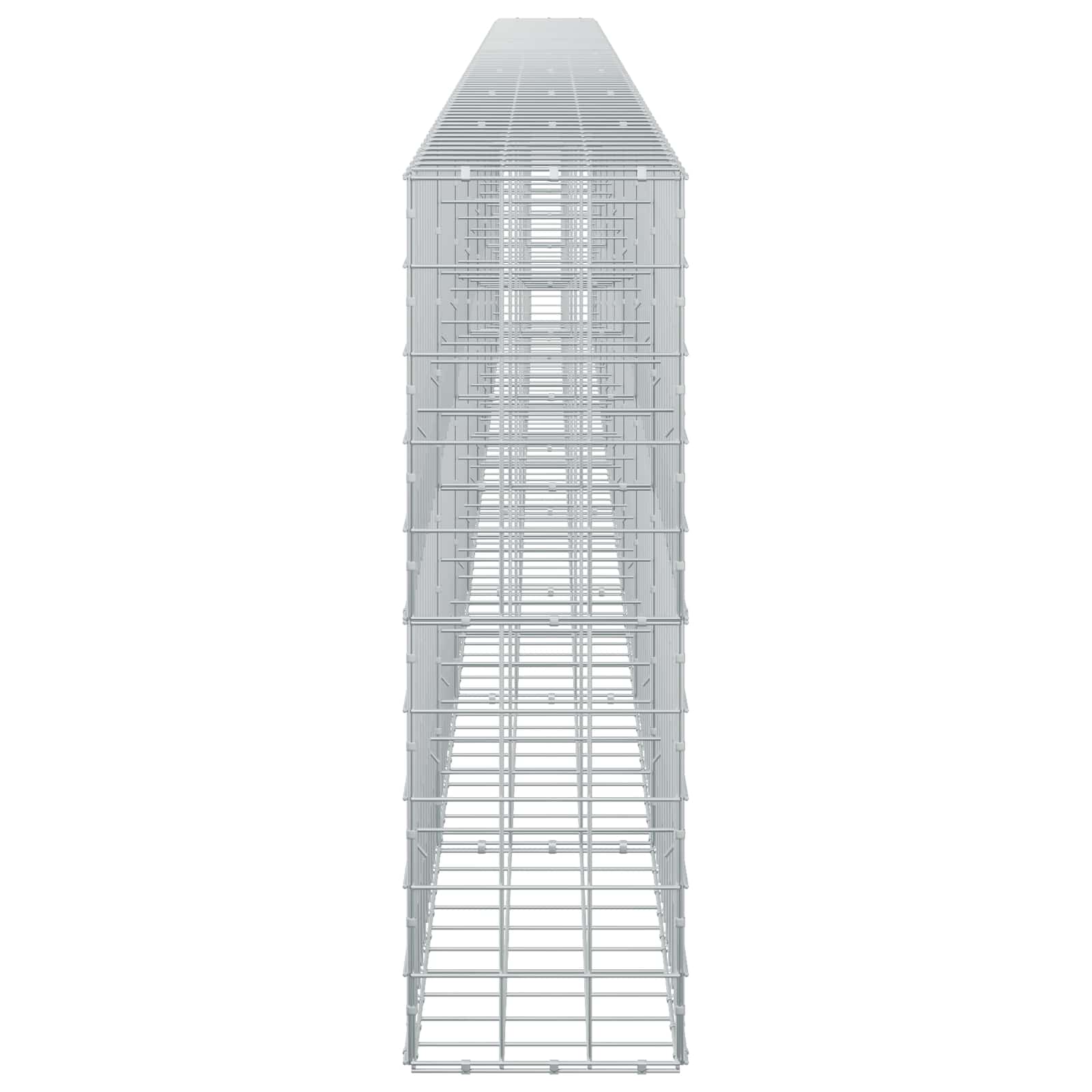 Gabion z žico 5 mm in mrežo 10x10 cm 750x30x100 cm