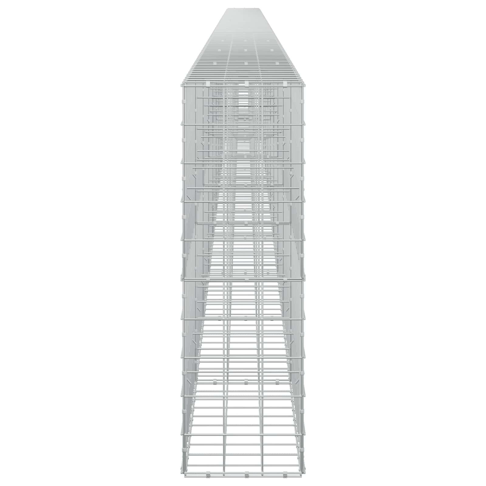 Gabion z žico 5 mm in mrežo 10x10 cm 1200x30x100 cm