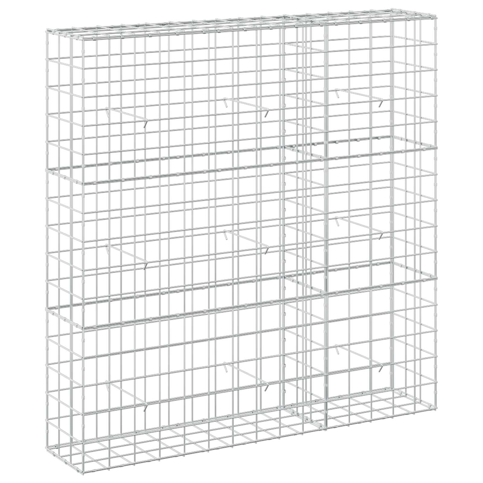 vidaXL Gabion s drátem 5 mm a síťkou 10x10 cm 150x30x150 cm