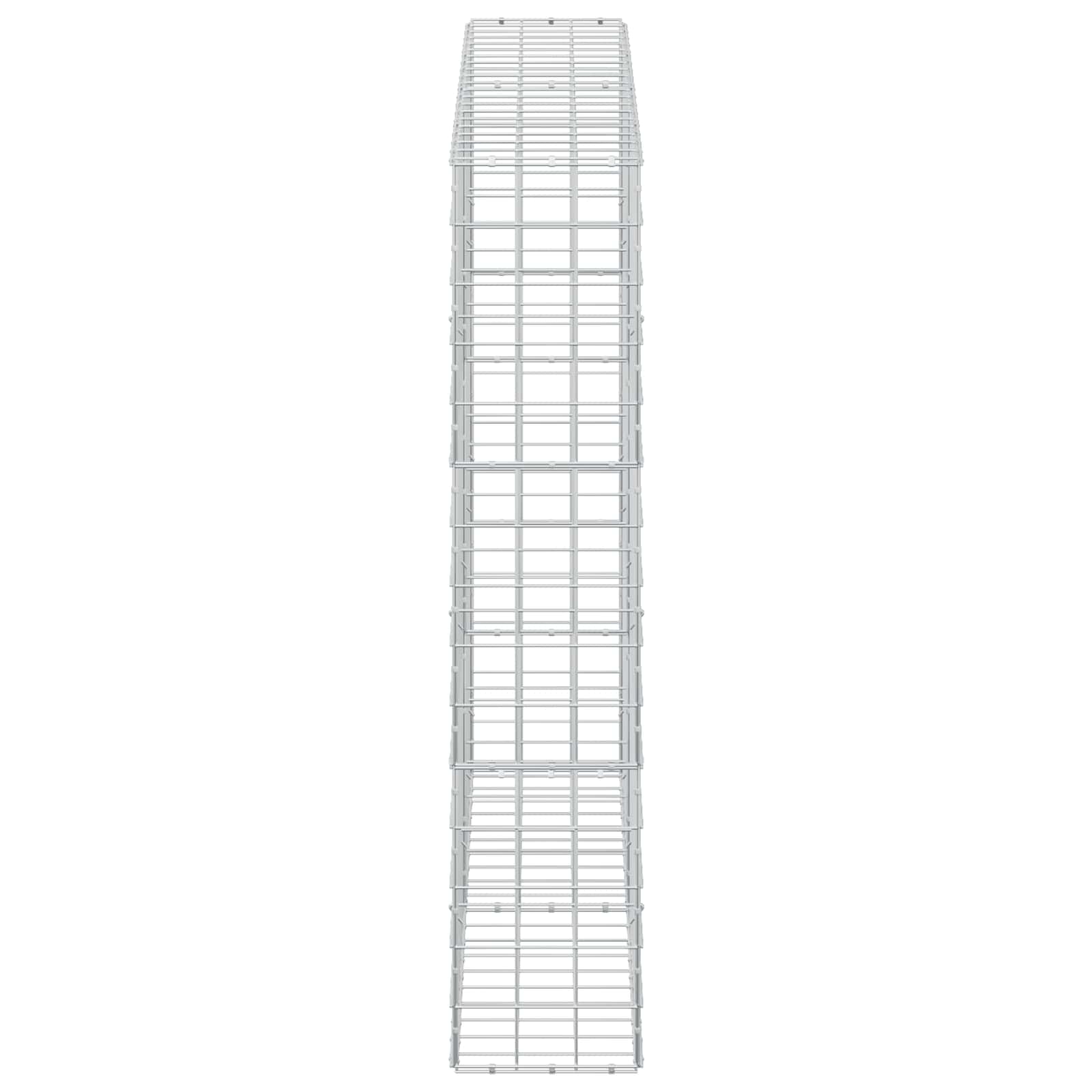 Gabion z žico 5 mm in mrežo 10x10 cm 200x30x150 cm