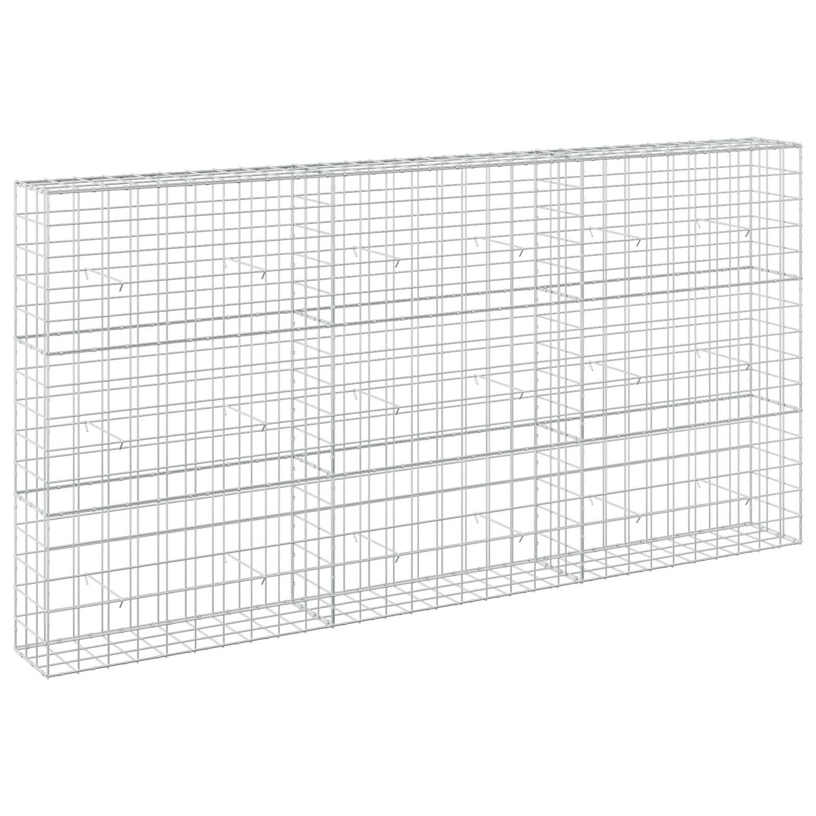 Gabion z žico 5 mm in mrežo 10x10 cm 300x30x150 cm