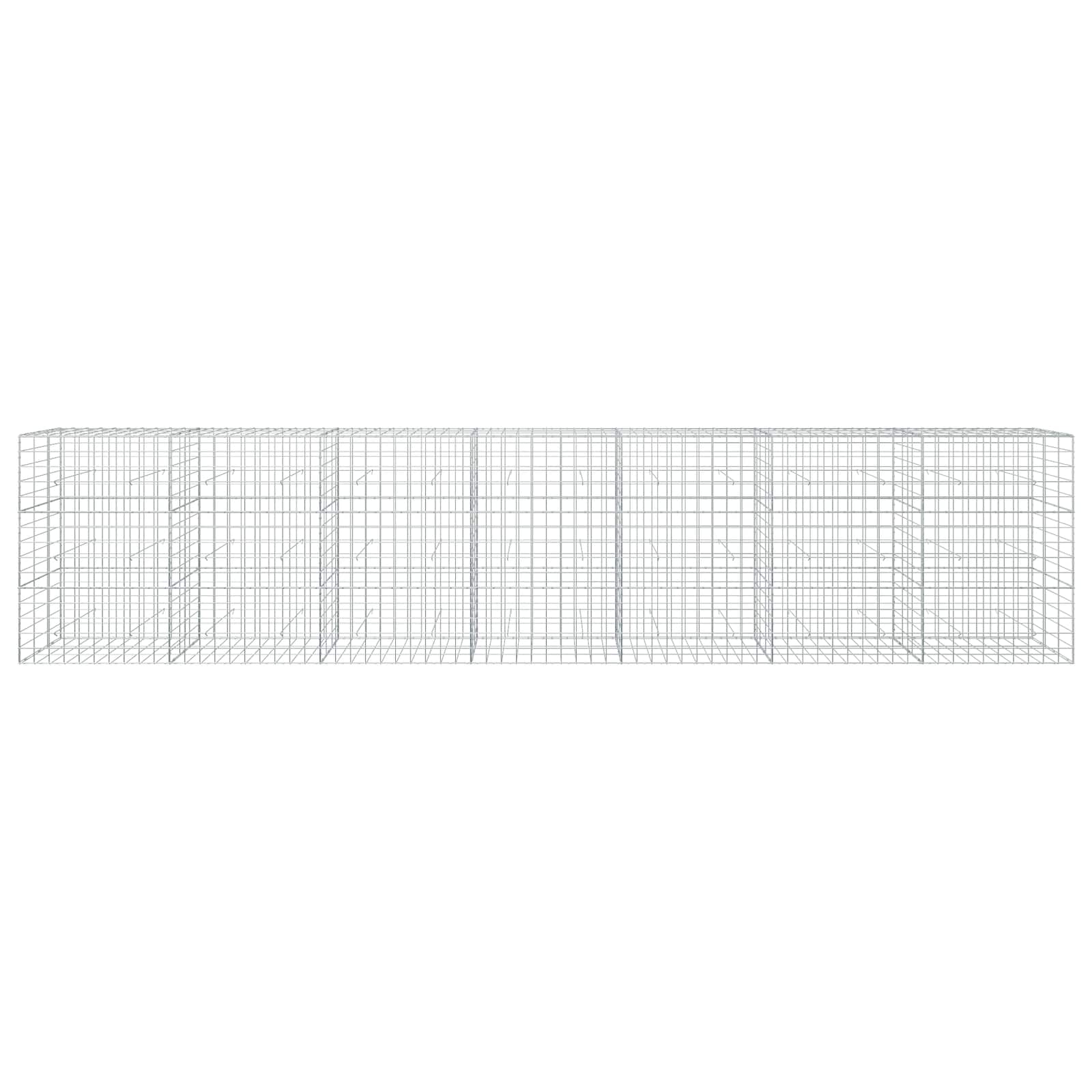 Gabion z žico 5 mm in mrežo 10x10 cm 700x30x150 cm