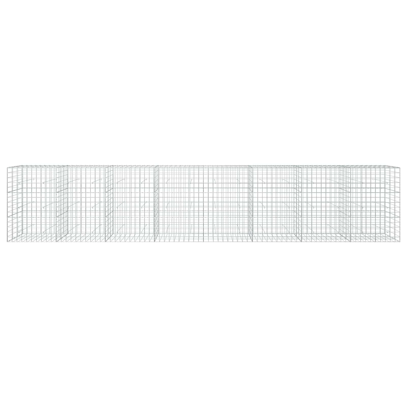 Gabion z žico 5 mm in mrežo 10x10 cm 800x30x150 cm