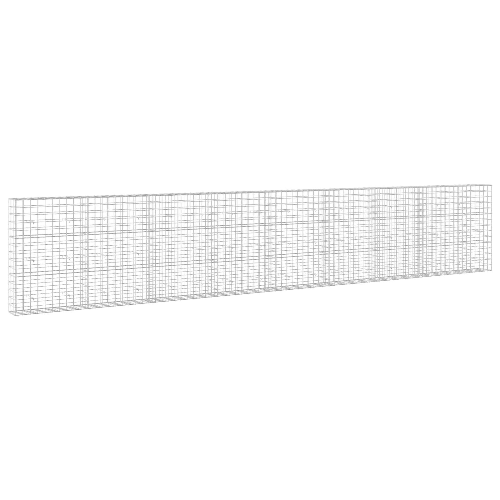 Gabion z žico 5 mm in mrežo 10x10 cm 850x30x150 cm