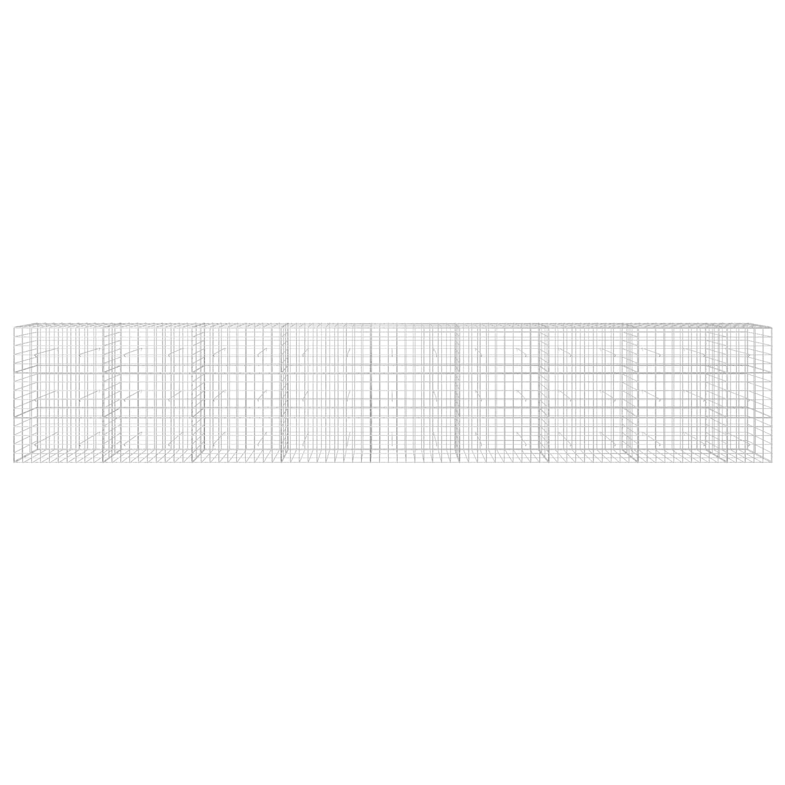 Gabion z žico 5 mm in mrežo 10x10 cm 850x30x150 cm