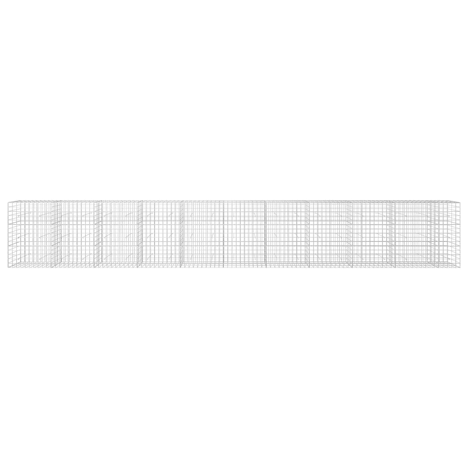 Gabion z žico 5 mm in mrežo 10x10 cm 1050x30x150 cm
