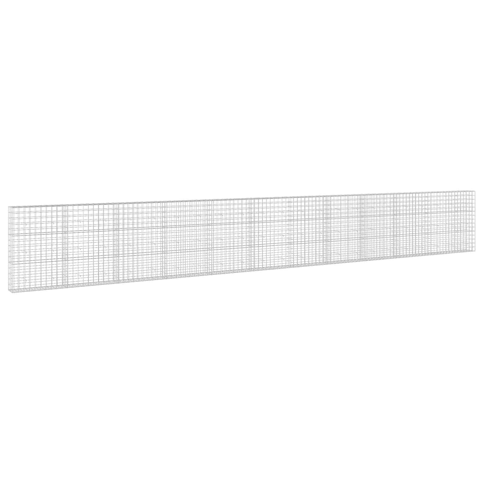 vidaXL Gabion s drátem 5 mm a síťkou 10x10 cm 1150x30x150 cm