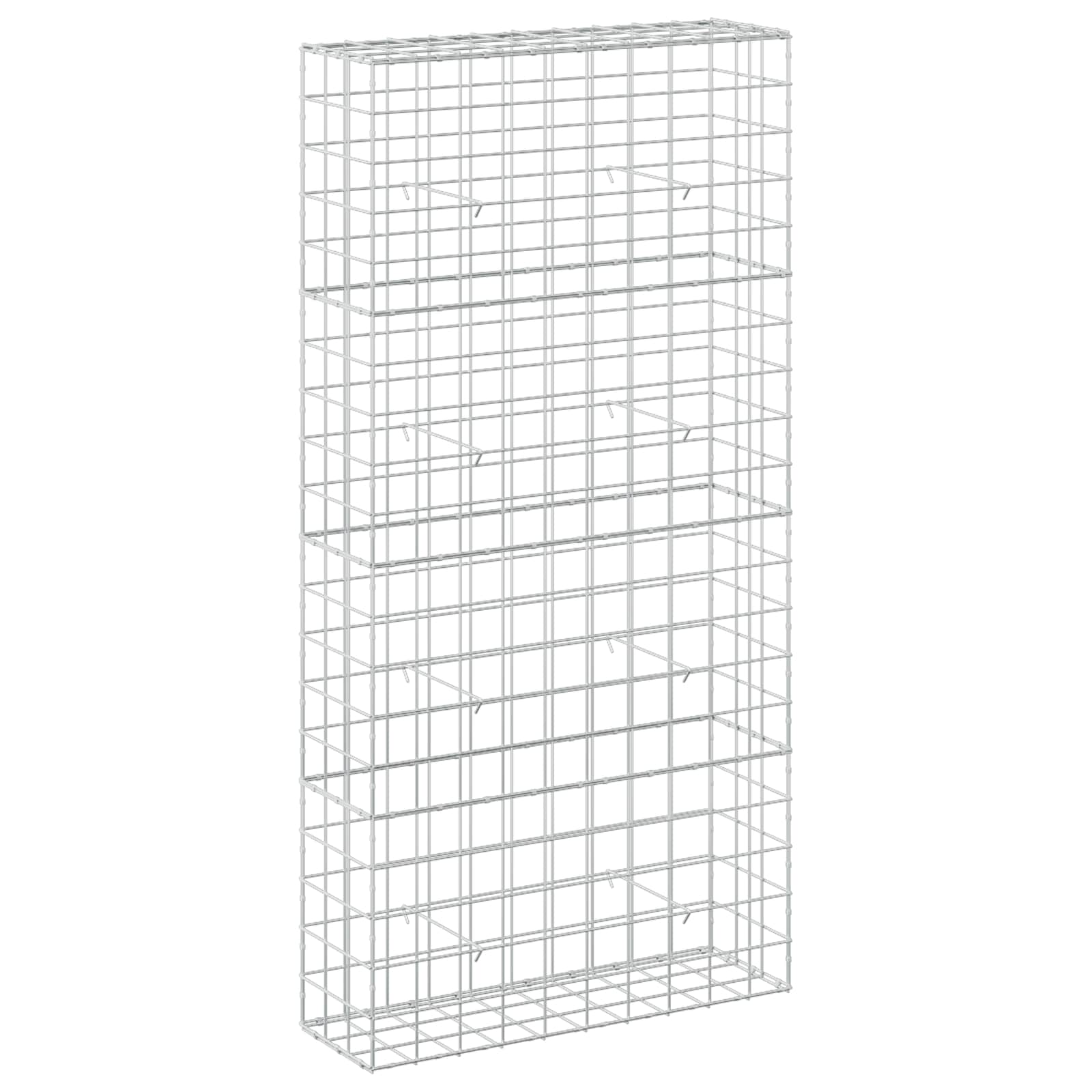 Gabion z žico 5 mm in mrežo 10x10 cm 100x30x200 cm