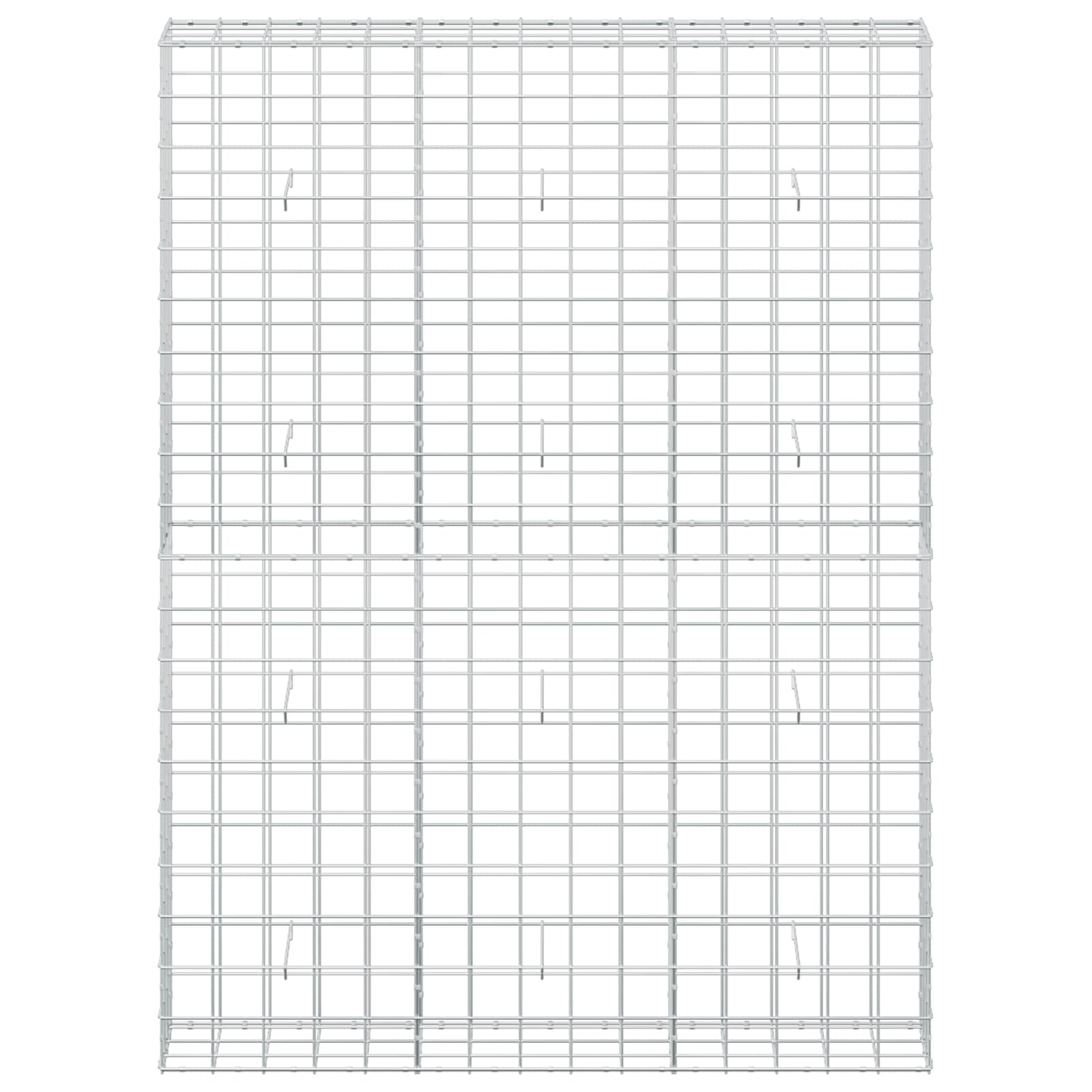 Gabion z žico 5 mm in mrežo 10x10 cm 150x30x200 cm