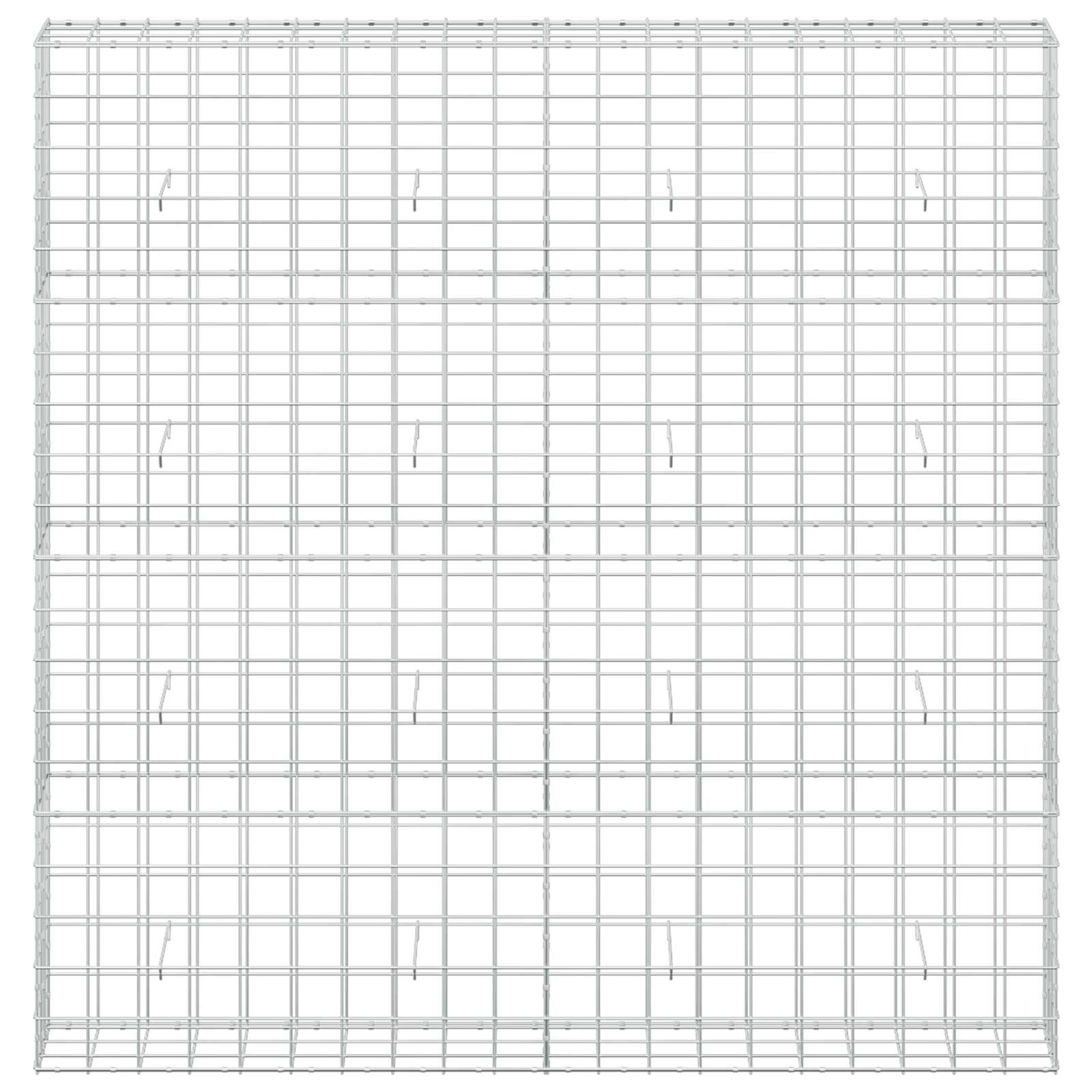 Gabion z žico 5 mm in mrežo 10x10 cm 200x30x200 cm