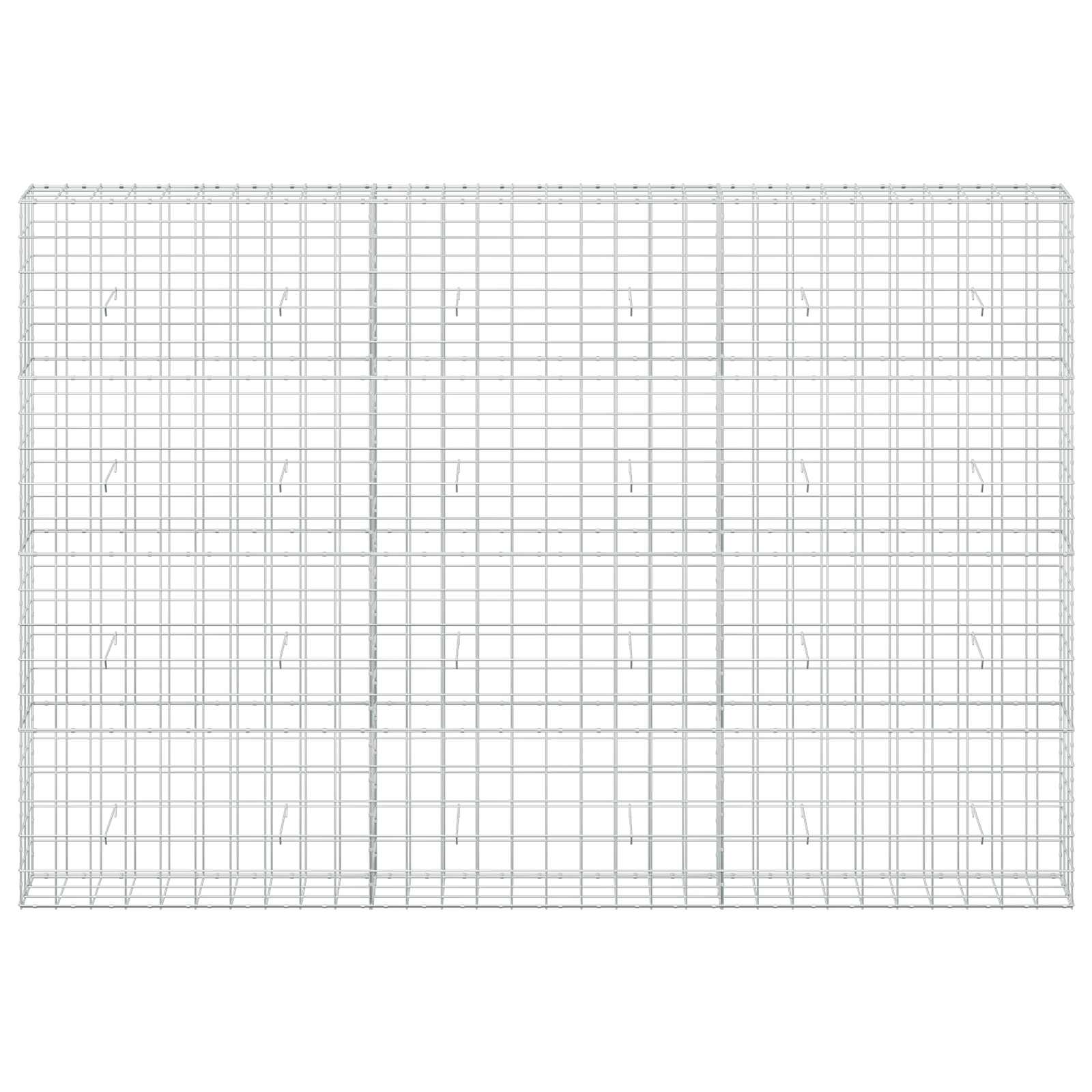 Gabion z žico 5 mm in mrežo 10x10 cm 300x30x200 cm