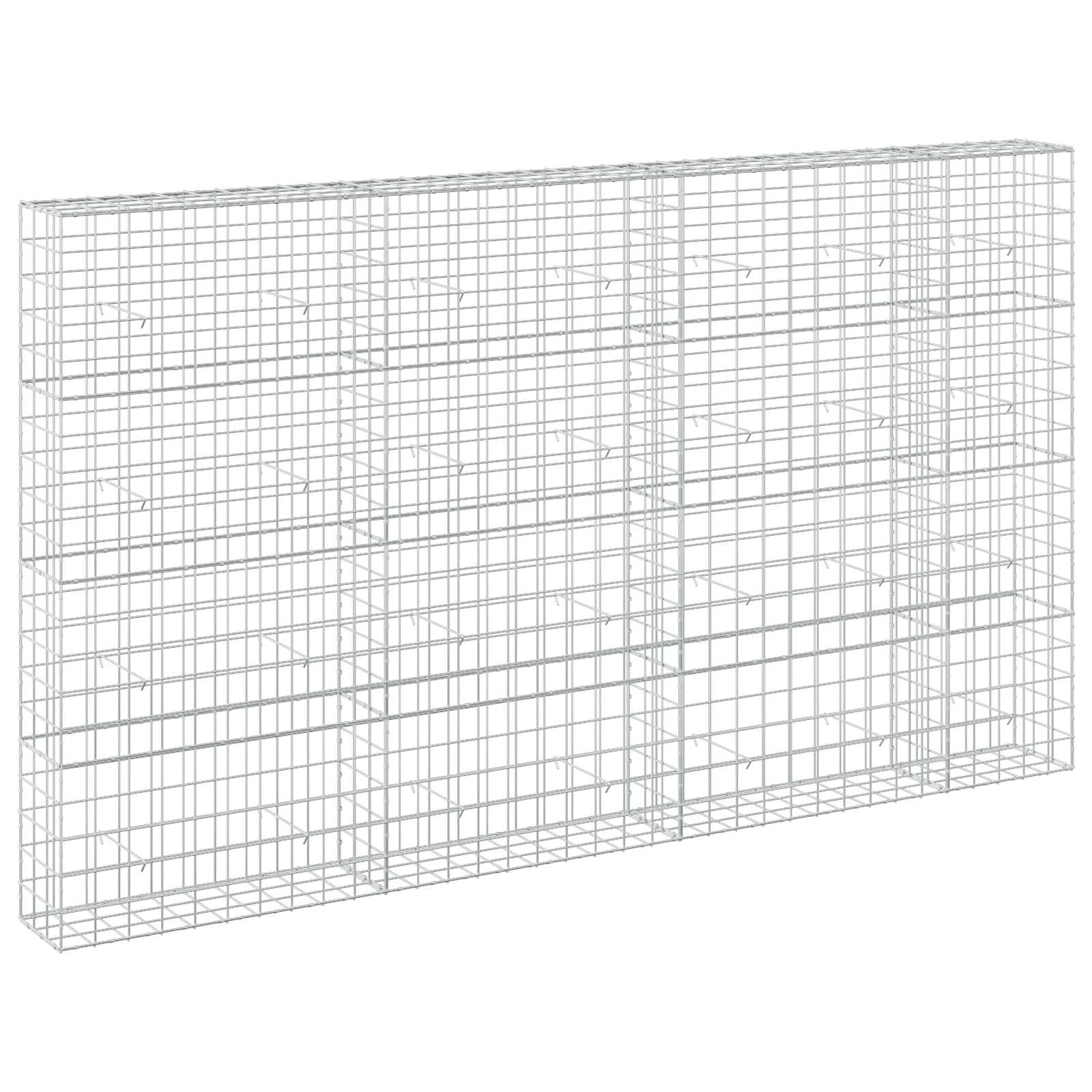 Gabion z žico 5 mm in mrežo 10x10 cm 350x30x200 cm