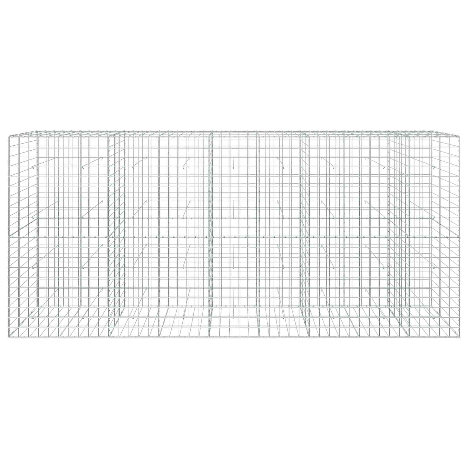 Gabion z žico 5 mm in mrežo 10x10 cm 450x30x200 cm