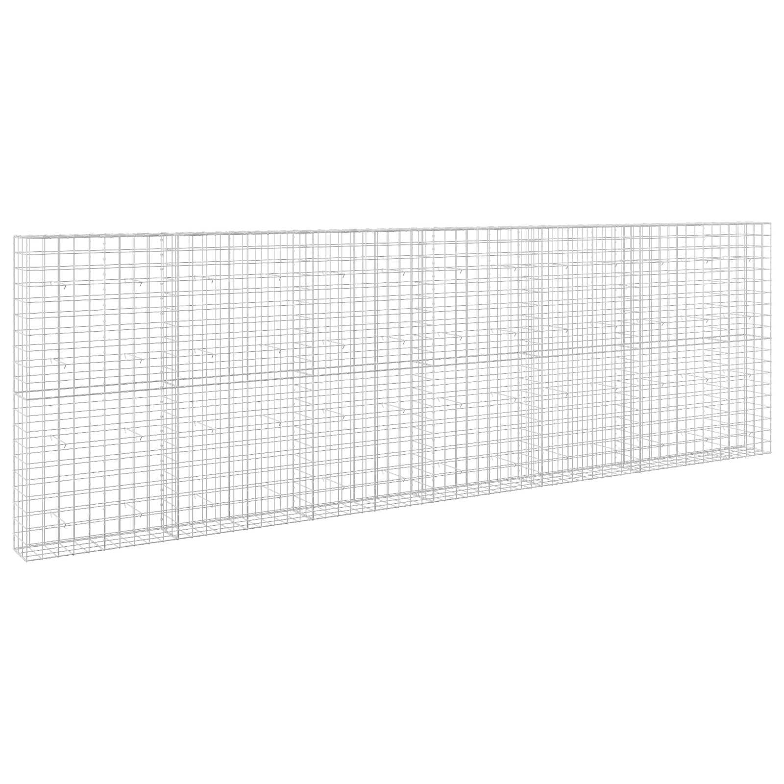 Gabion z žico 5 mm in mrežo 10x10 cm 650x30x200 cm