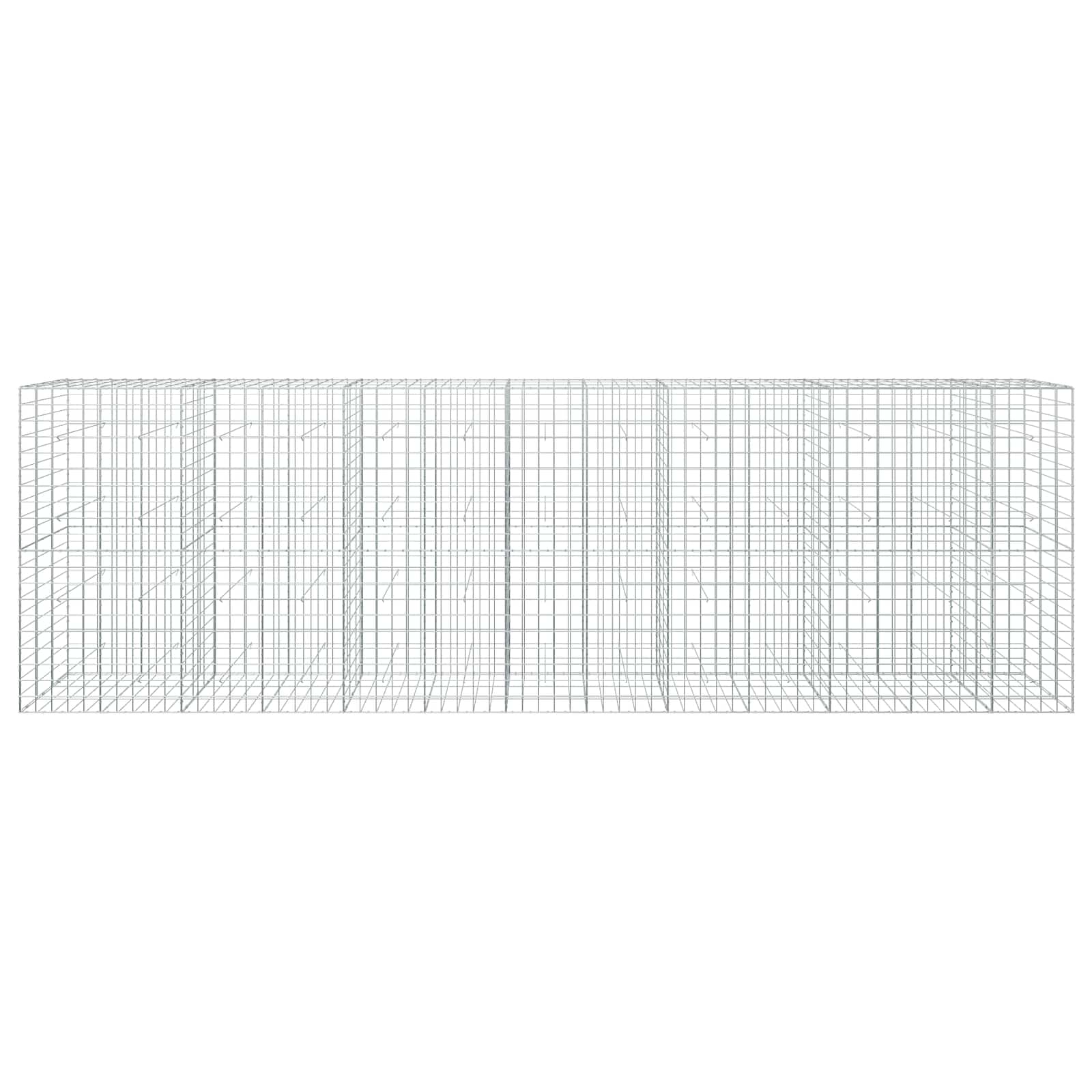 Gabion z žico 5 mm in mrežo 10x10 cm 650x30x200 cm