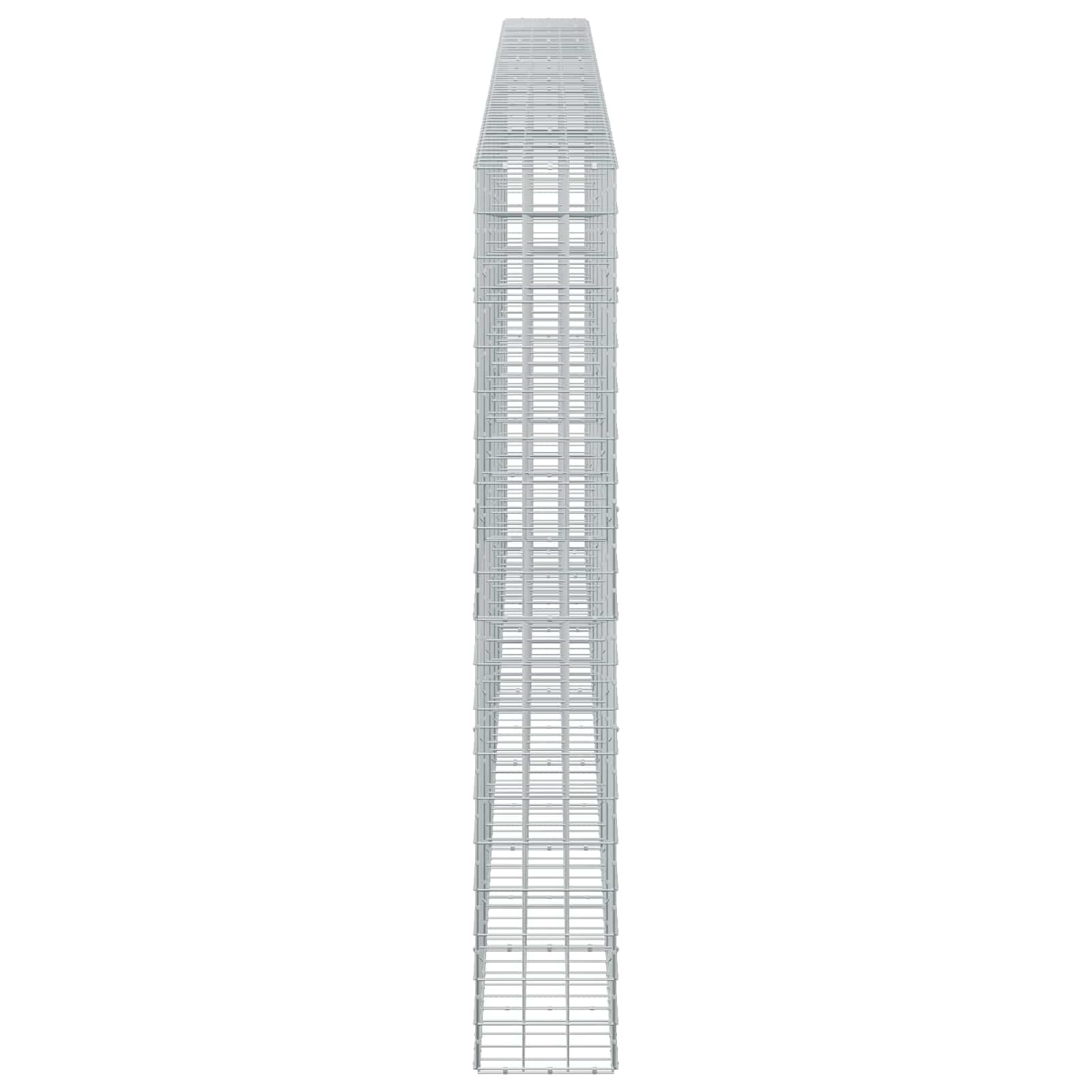 Gabion z žico 5 mm in mrežo 10x10 cm 650x30x200 cm