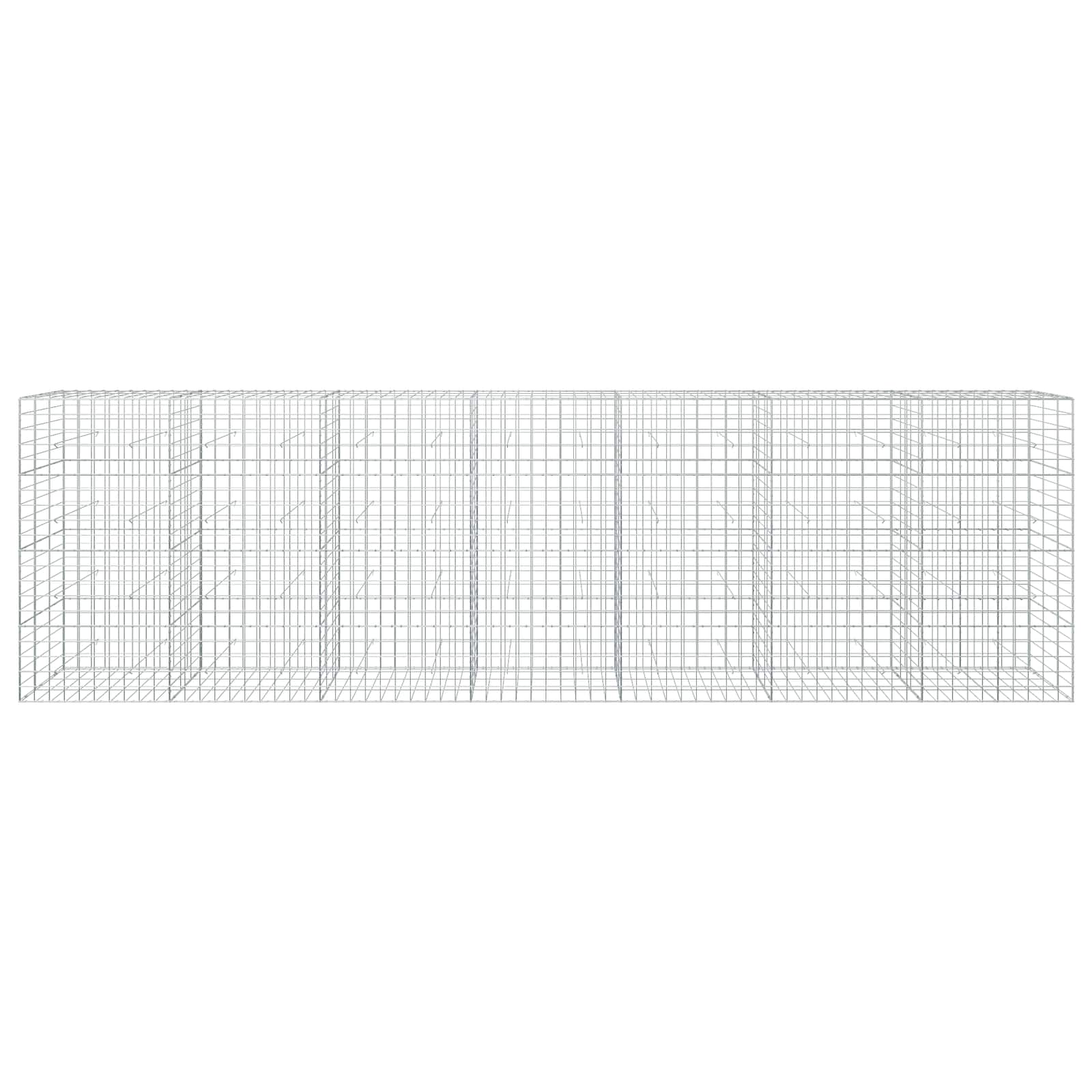 Gabion z žico 5 mm in mrežo 10x10 cm 700x30x200 cm