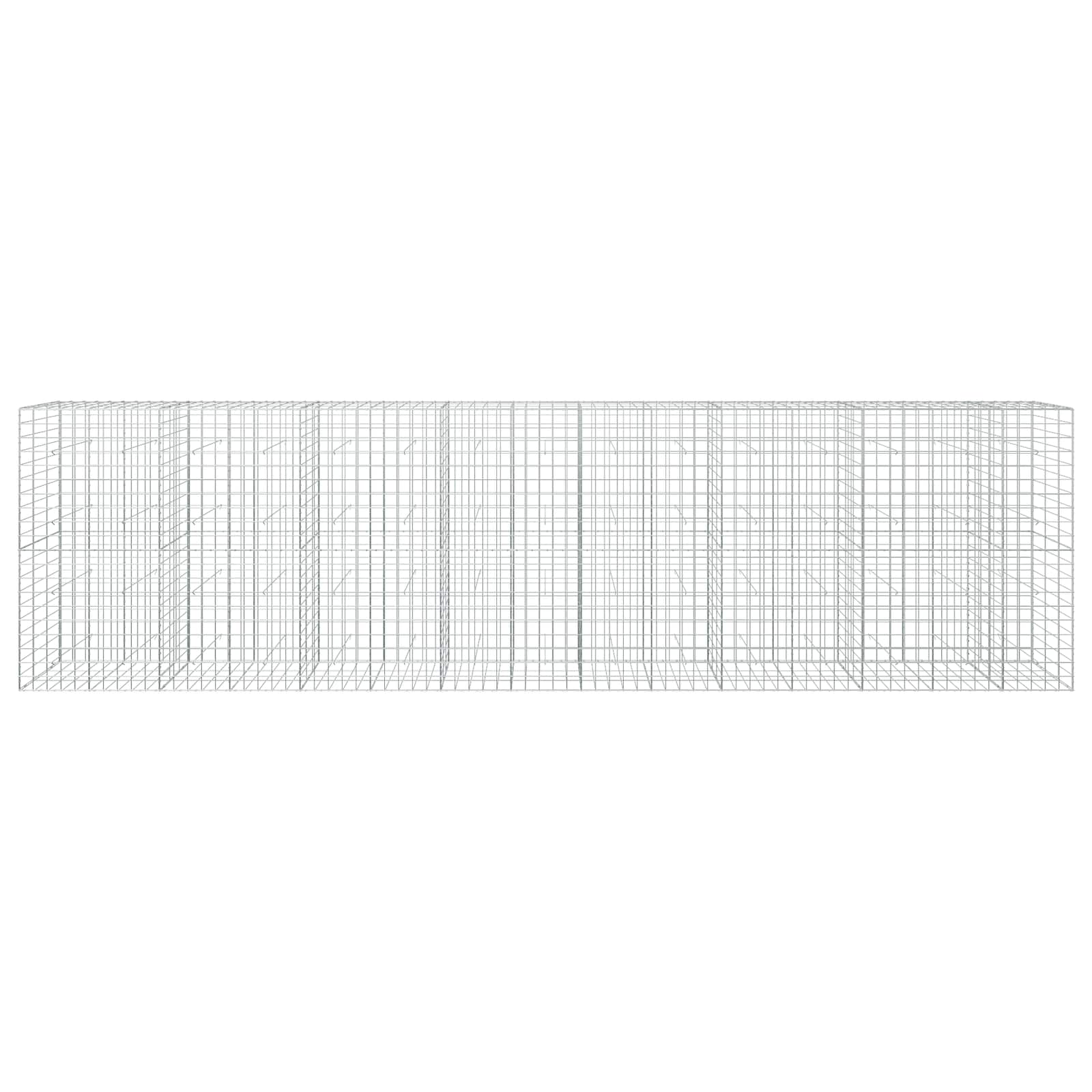 Gabion z žico 5 mm in mrežo 10x10 cm 750x30x200 cm