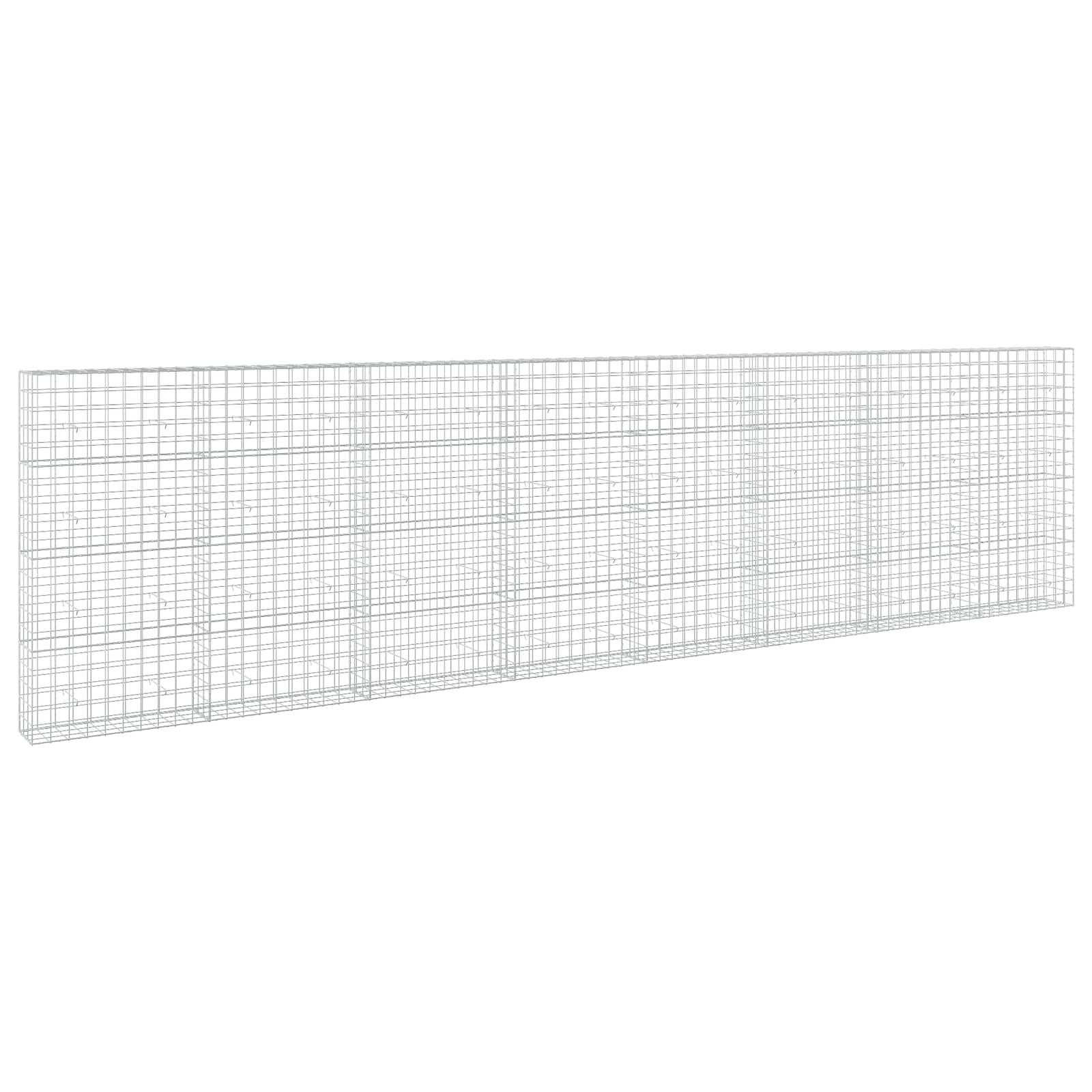vidaXL Gabion s drátem 5 mm a síťkou 10x10 cm 800x30x200 cm