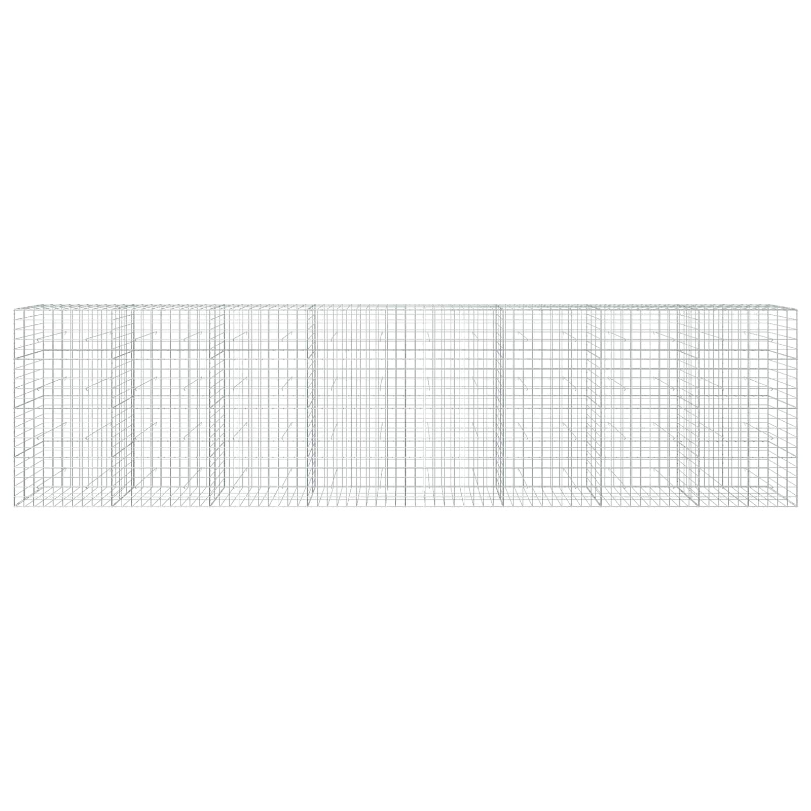 Gabion z žico 5 mm in mrežo 10x10 cm 800x30x200 cm