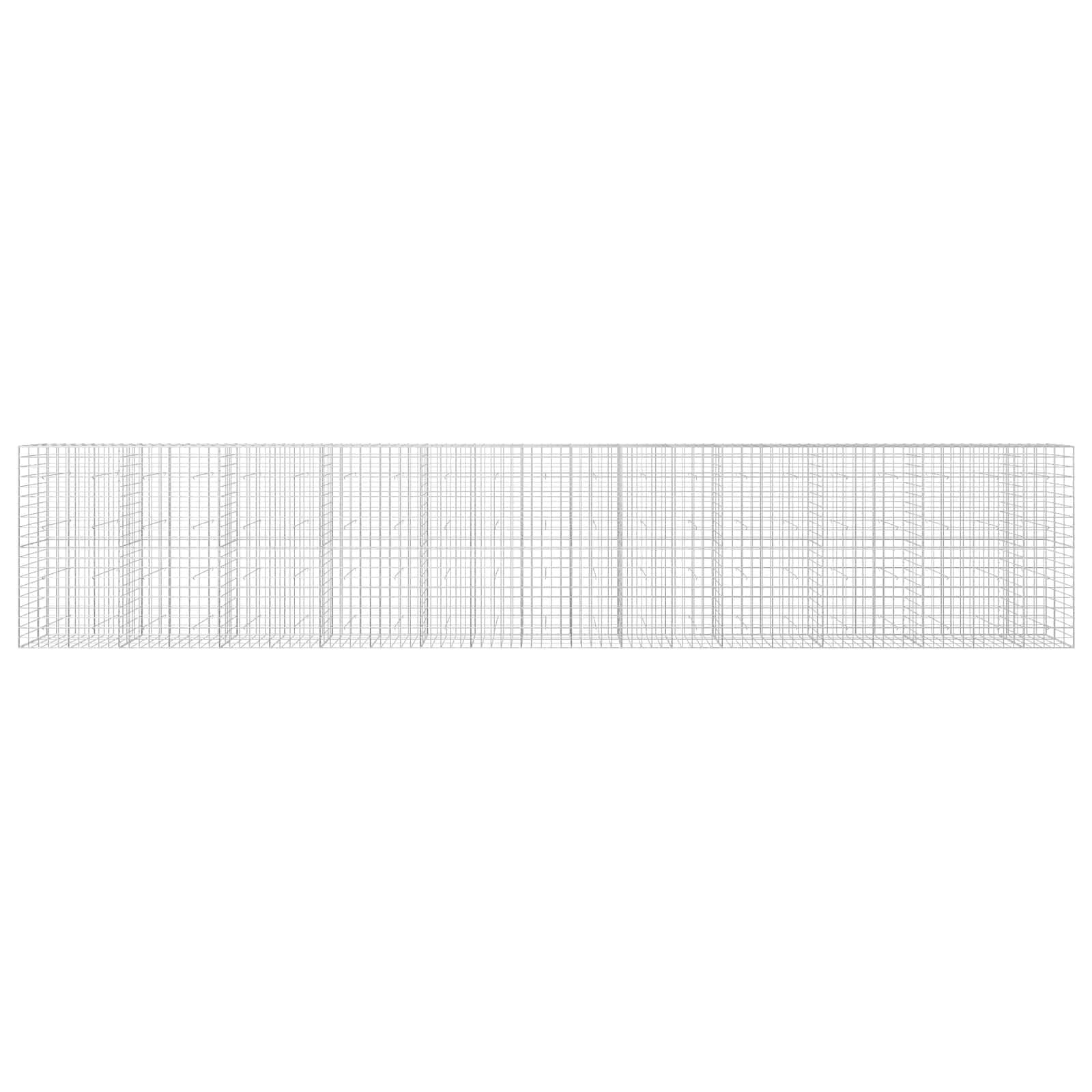 Gabion z žico 5 mm in mrežo 10x10 cm 1050x30x200 cm
