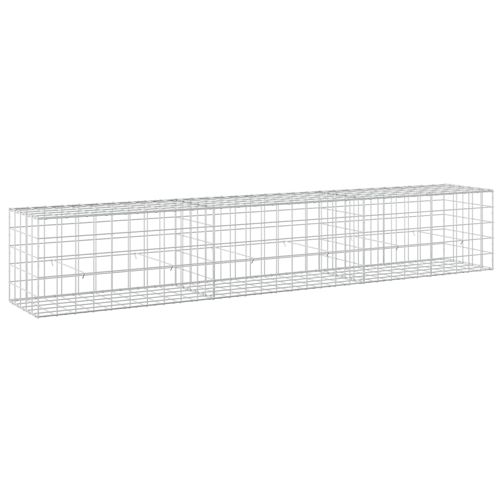vidaXL Gabion s drátem 5 mm a síťkou 10x10 cm 300x50x50 cm