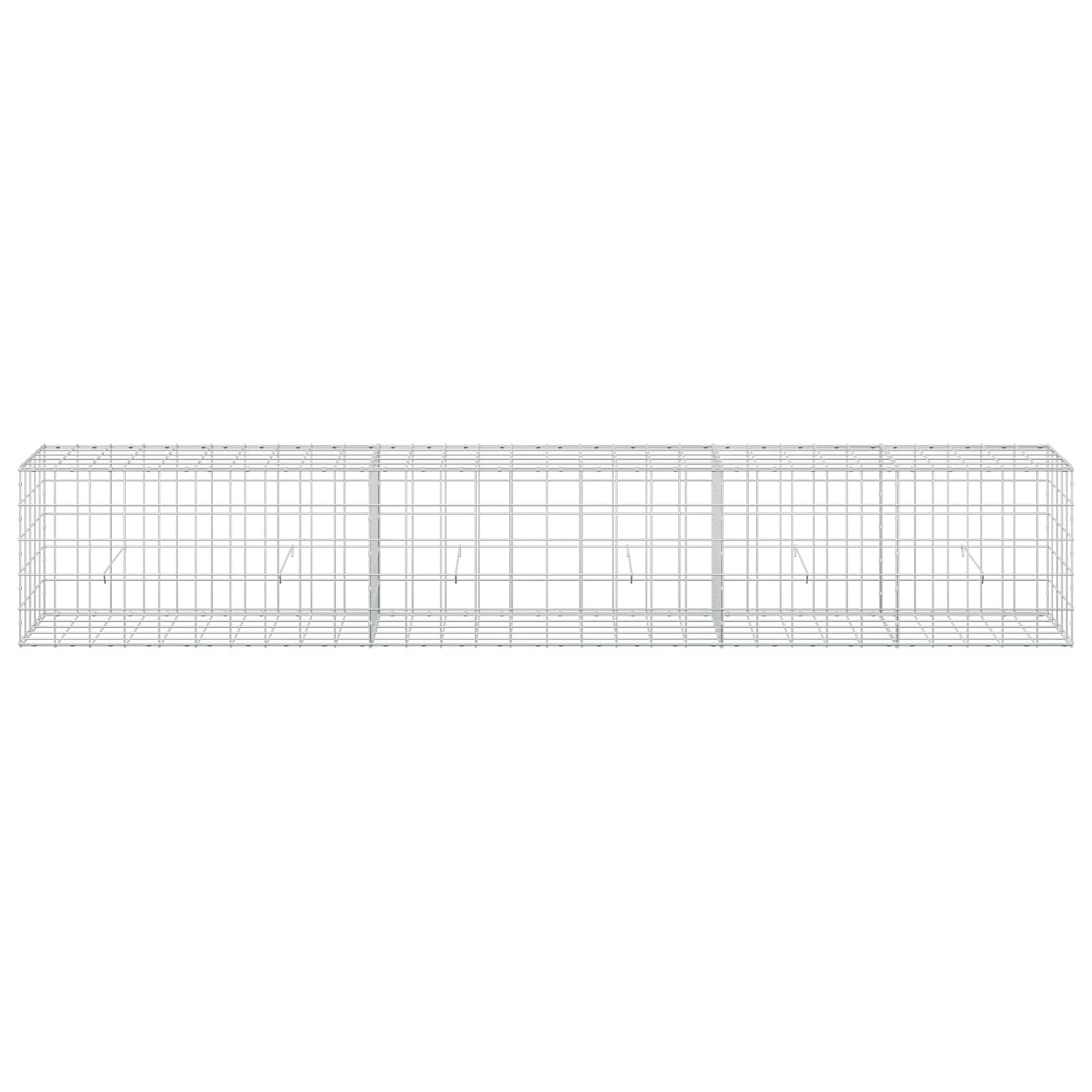 Gabion z žico 5 mm in mrežo 10x10 cm 300x50x50 cm