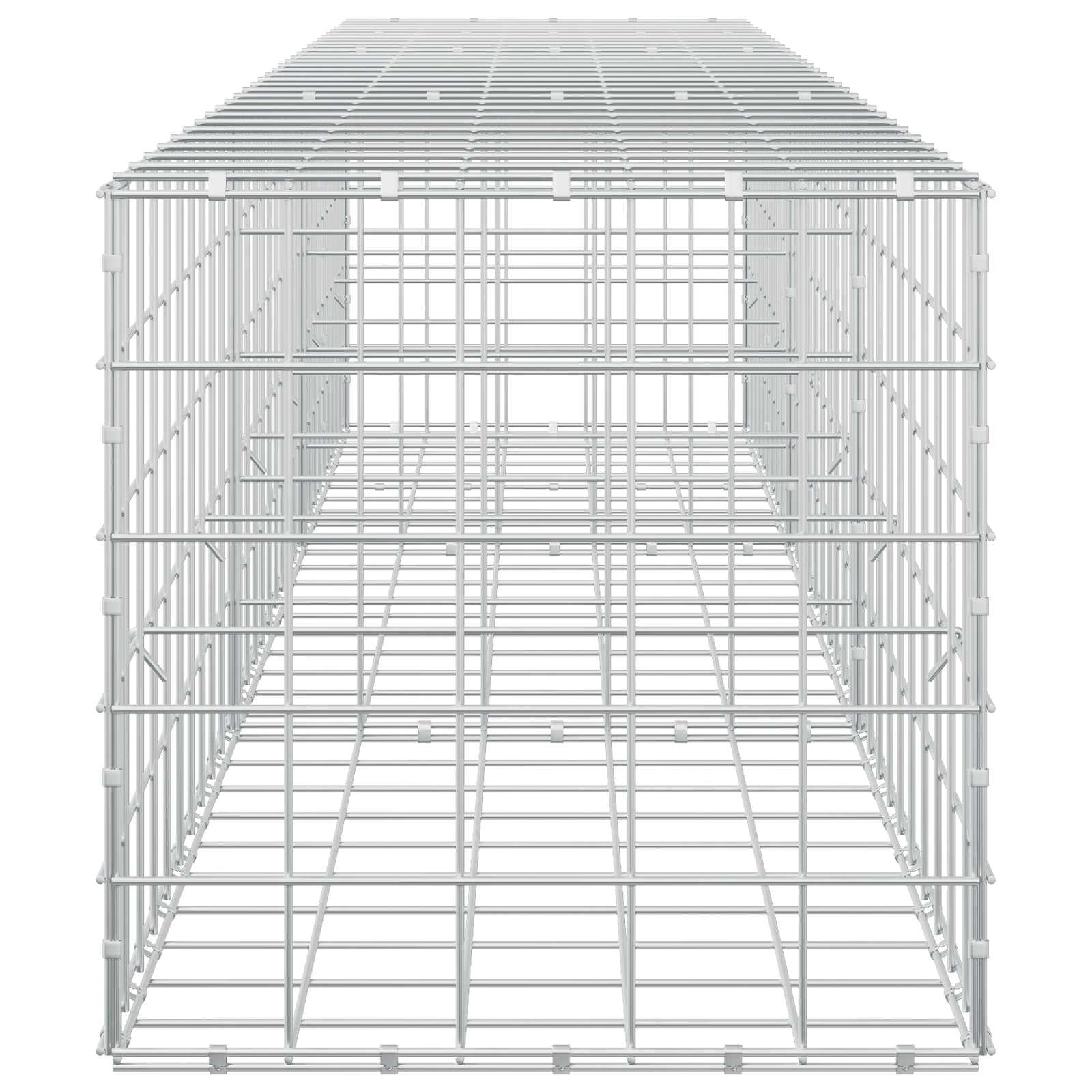 Gabion z žico 5 mm in mrežo 10x10 cm 300x50x50 cm