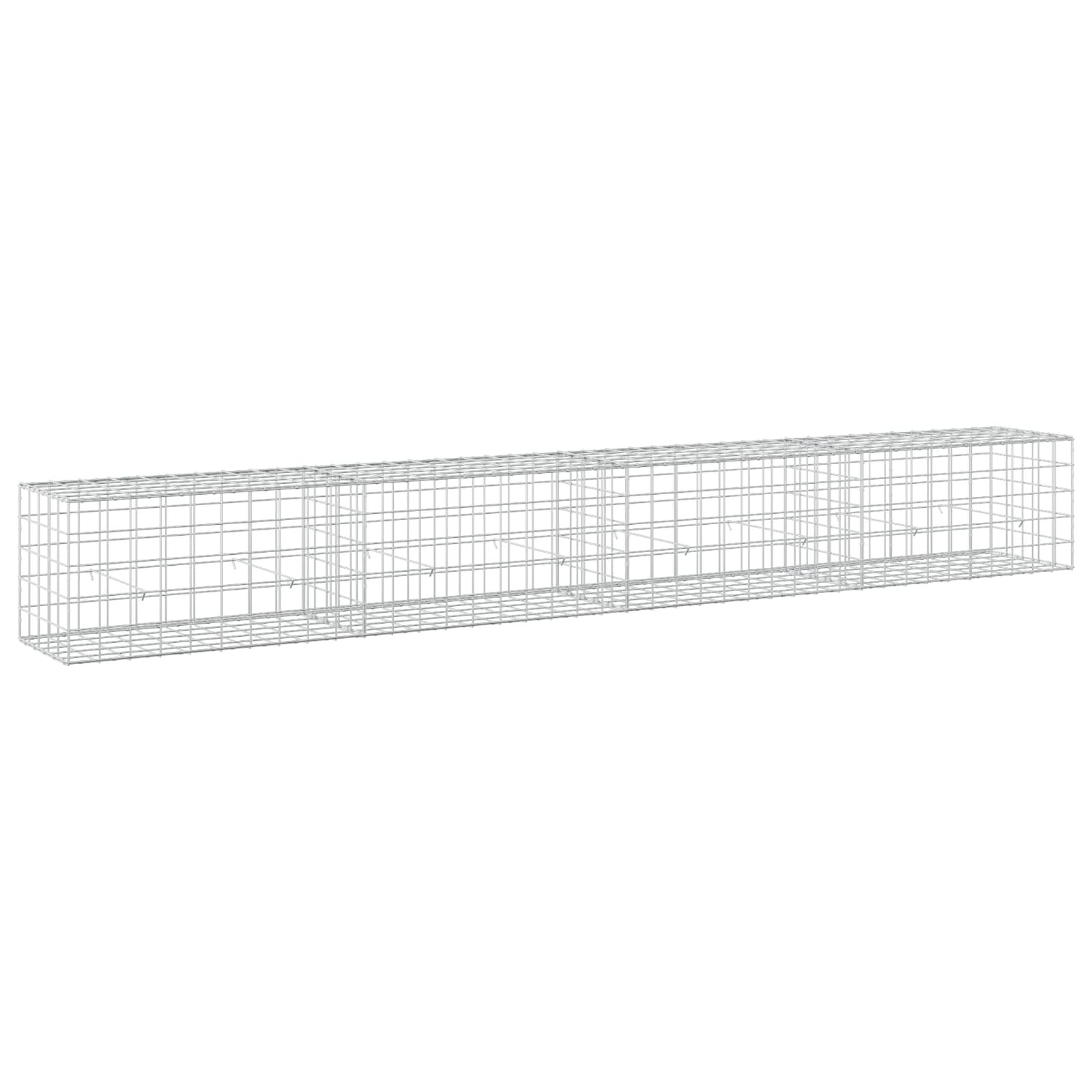 vidaXL Gabion s drátem 5 mm a síťkou 10x10 cm 400x50x50 cm