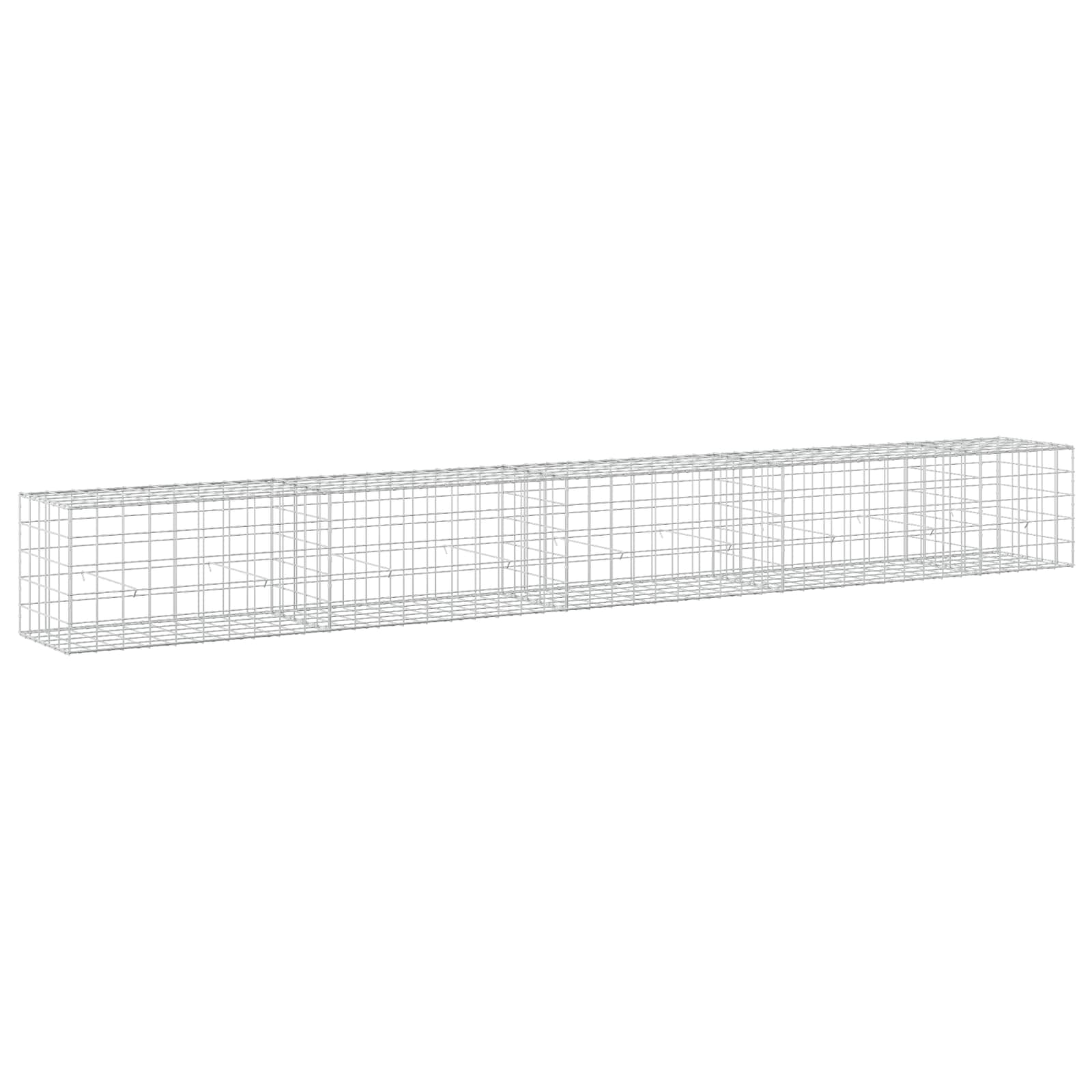 vidaXL Gabion s drátem 5 mm a síťkou 10x10 cm 450x50x50 cm