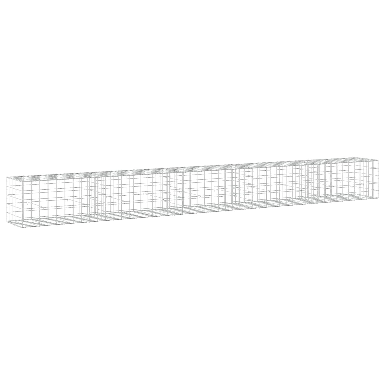 Gabion z žico 5 mm in mrežo 10x10 cm 500x50x50 cm
