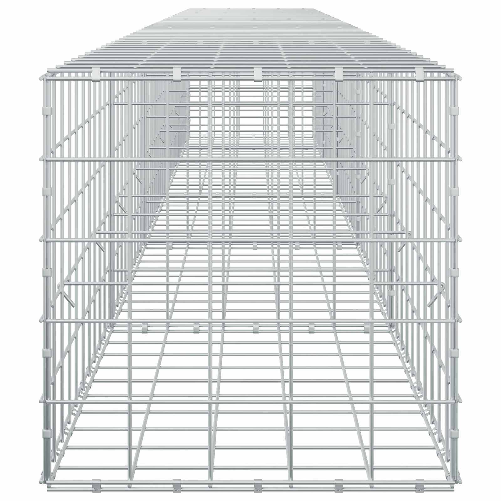 Gabion z žico 5 mm in mrežo 10x10 cm 500x50x50 cm