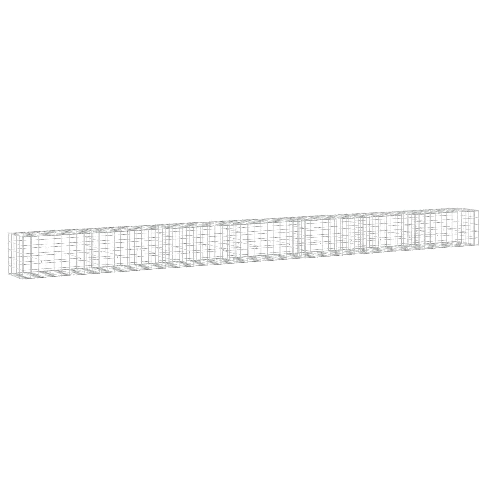 Gabion z žico 5 mm in mrežo 10x10 cm 700x50x50 cm